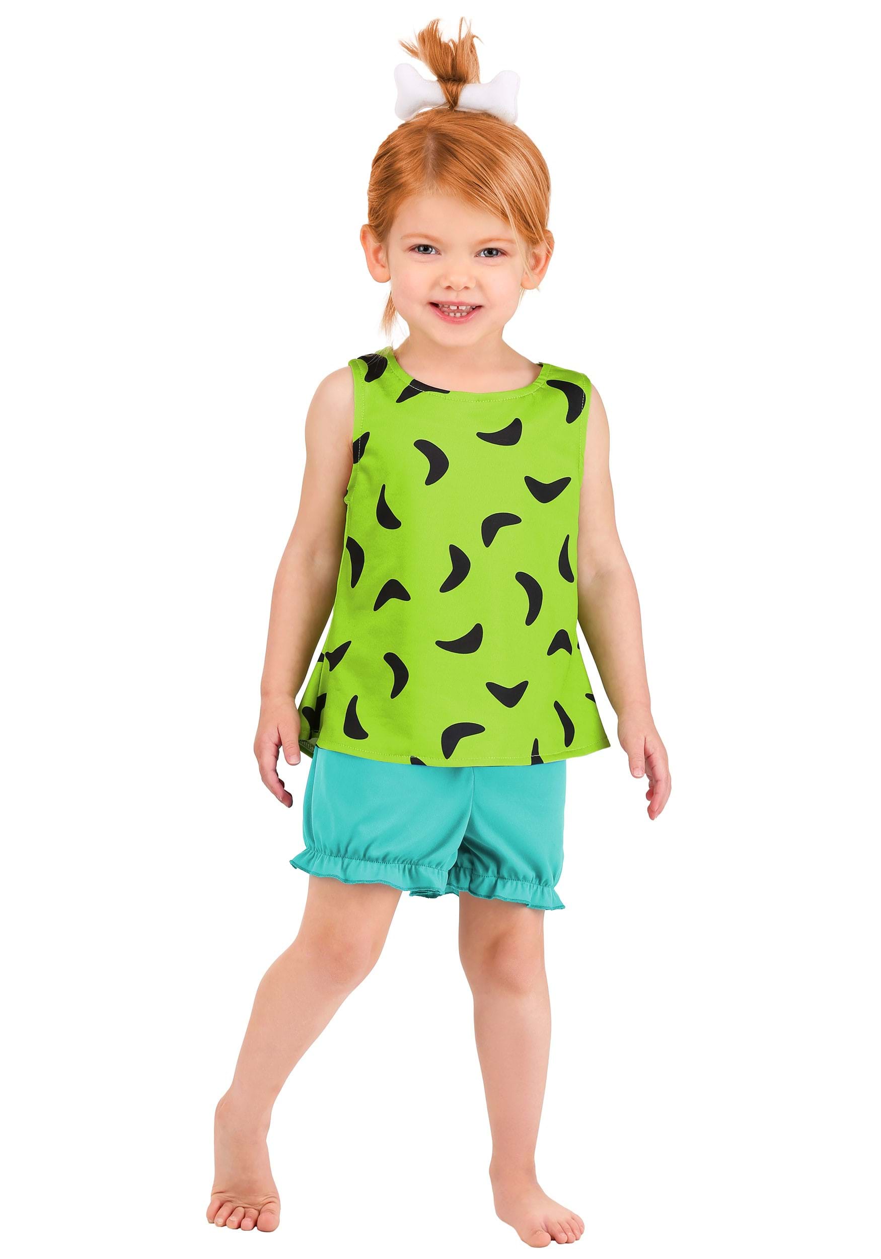 Classic Flintstones Pebbles Toddler Costume for Girls 3 Classic Flintstones Pebbles Toddler Costume for Girls