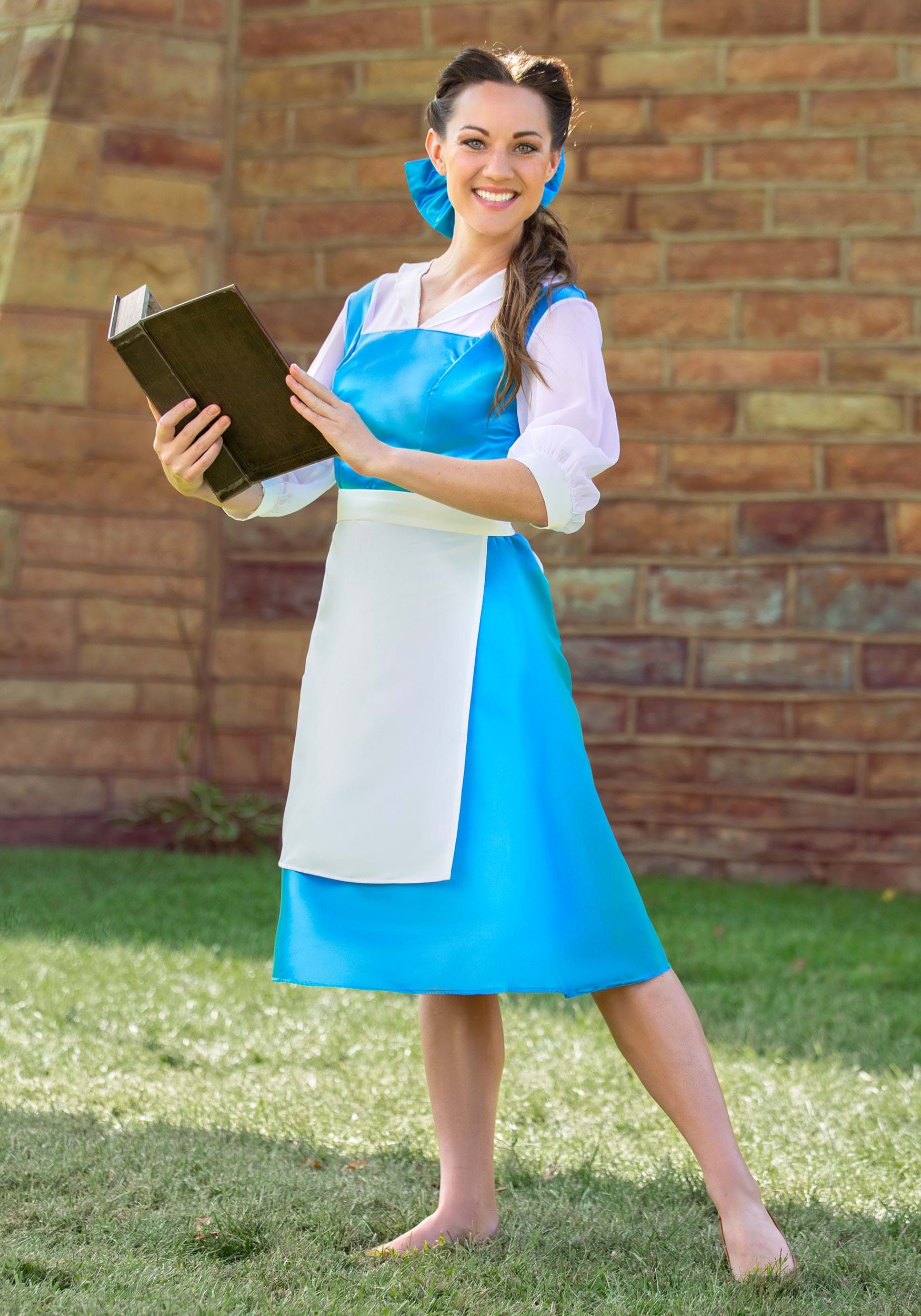 Disney Beauty and the Beast Belle Blue Costume Dress for Women