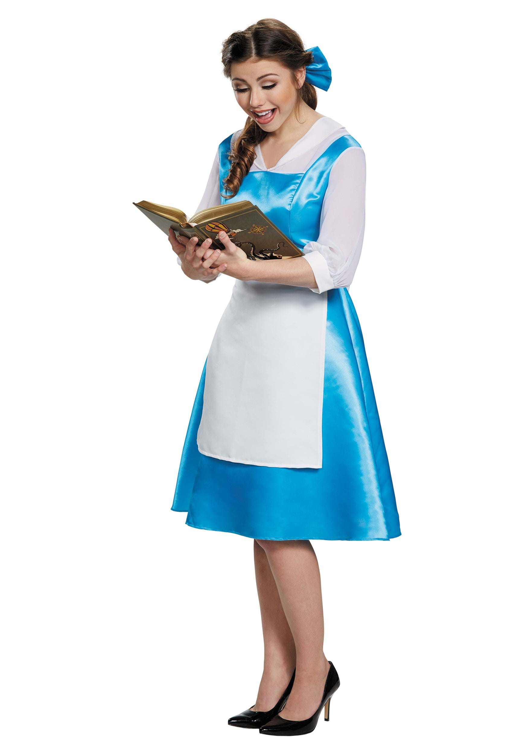 Disney Beauty and the Beast Belle Blue Costume Dress for Women