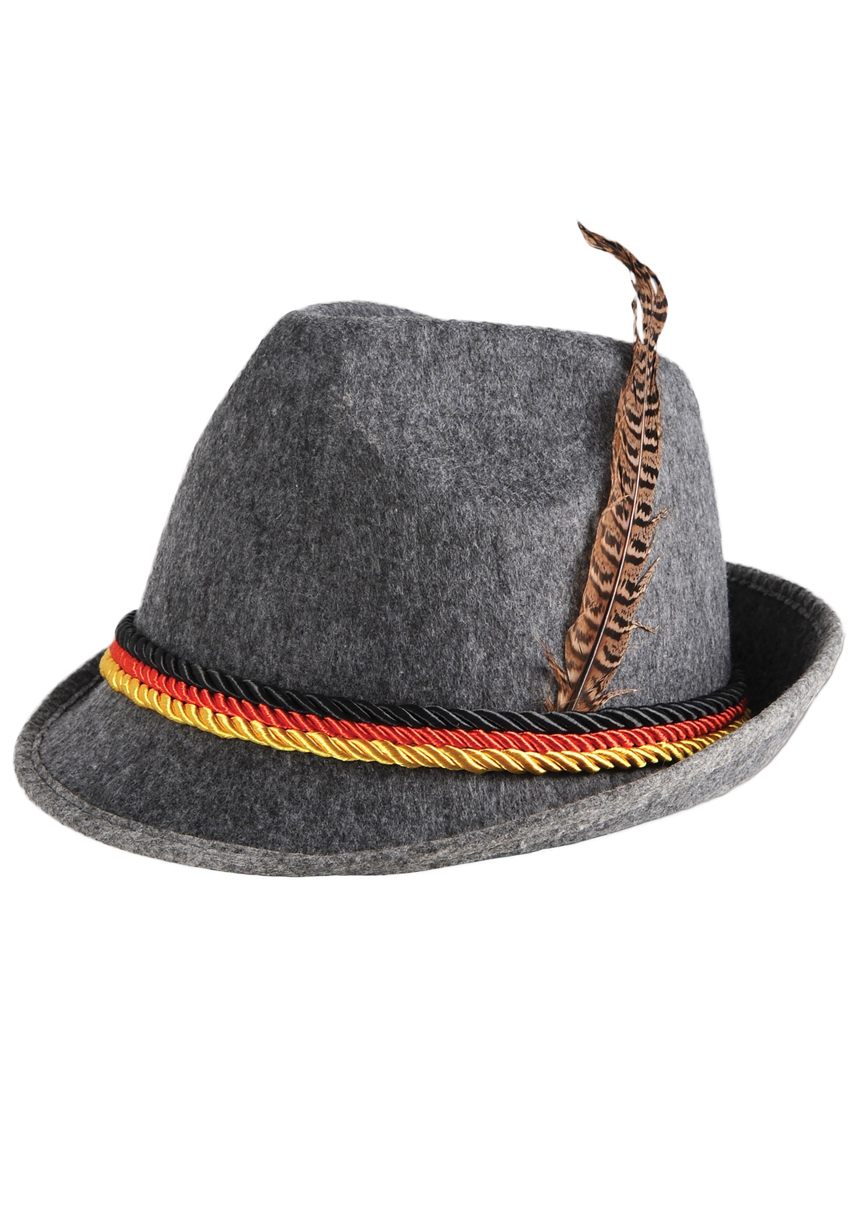 Grey German Alpine Hat