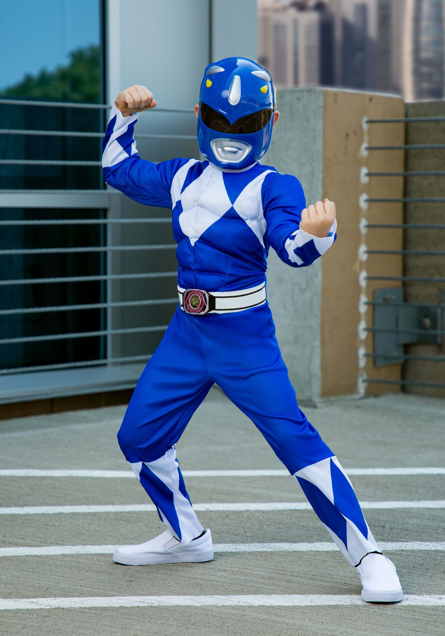 Boys Power Rangers Blue Ranger Costume
