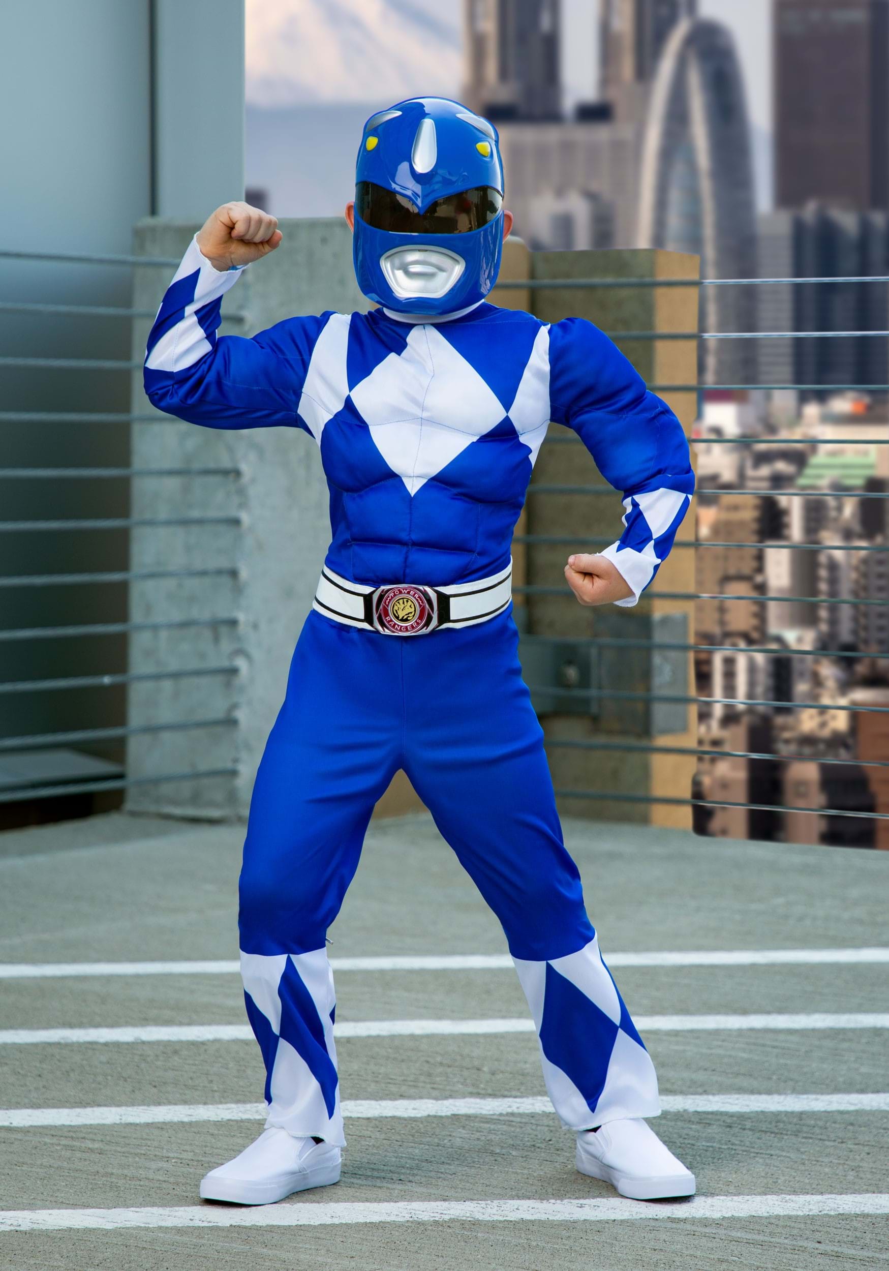Boys Power Rangers Blue Ranger Costume