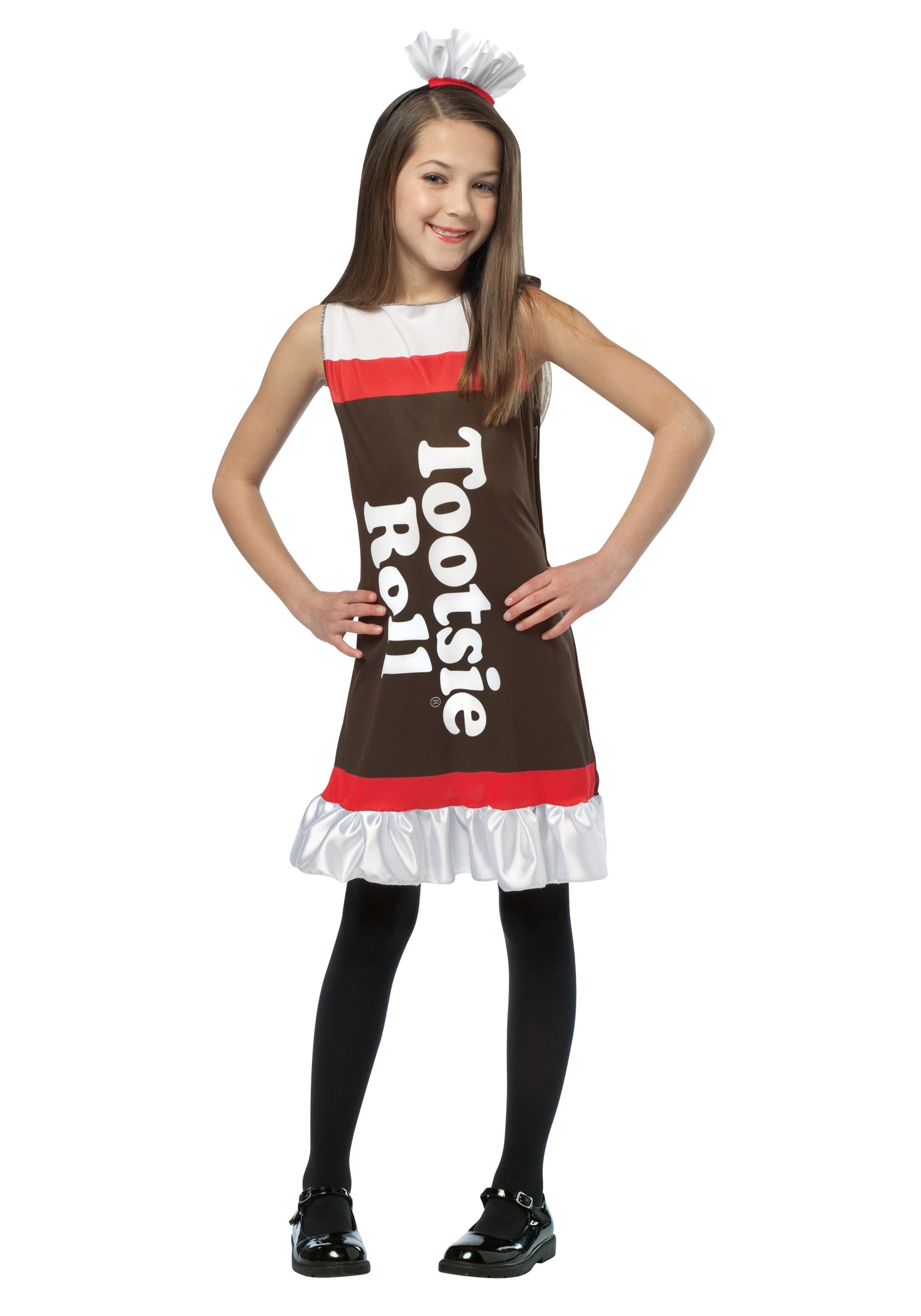 Girl's Tootsie Roll Costume Dress 1 Girl's Tootsie Roll Costume Dress
