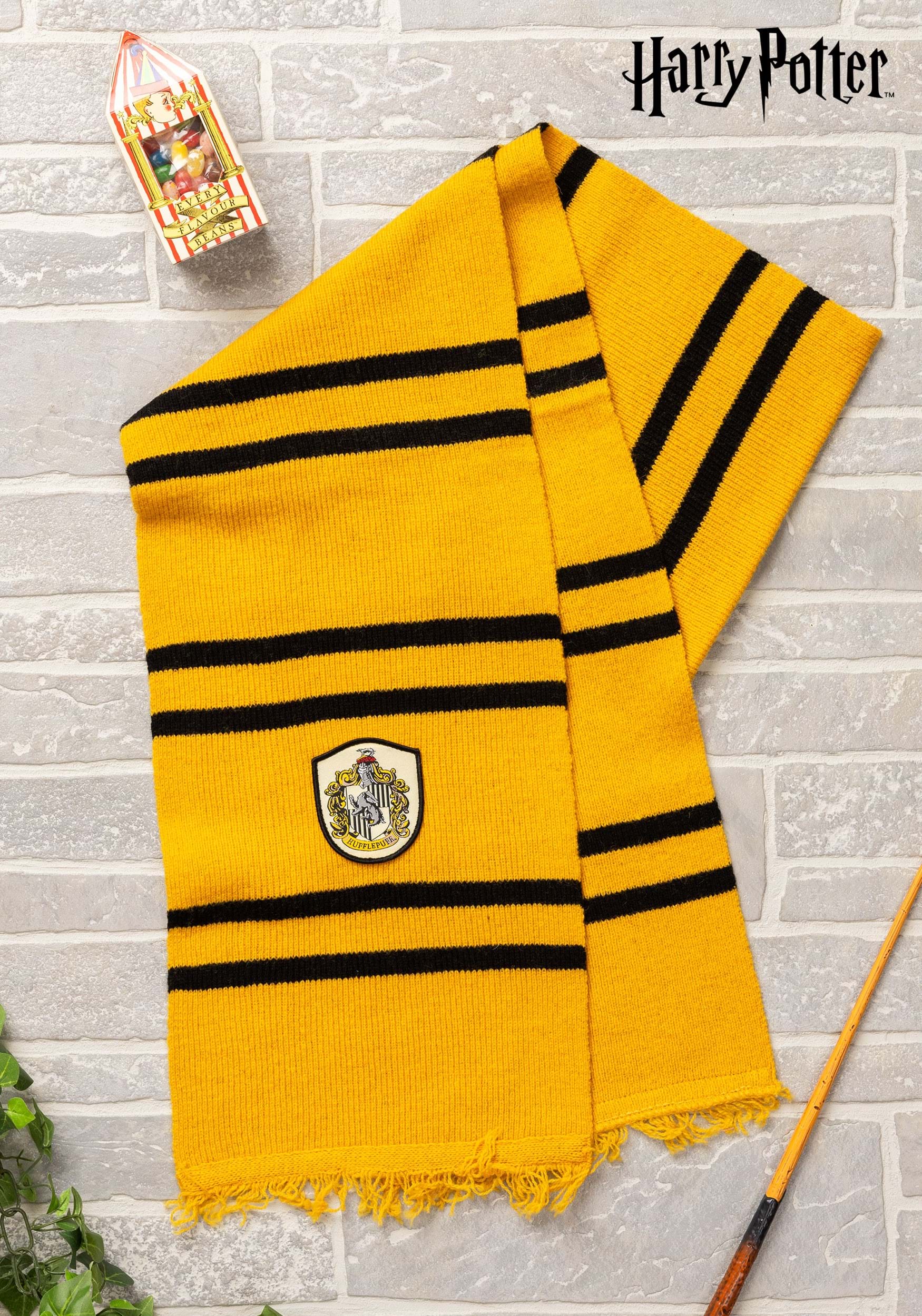 Harry Potter Hufflepuff Wool Scarf 1 Harry Potter Hufflepuff Wool Scarf