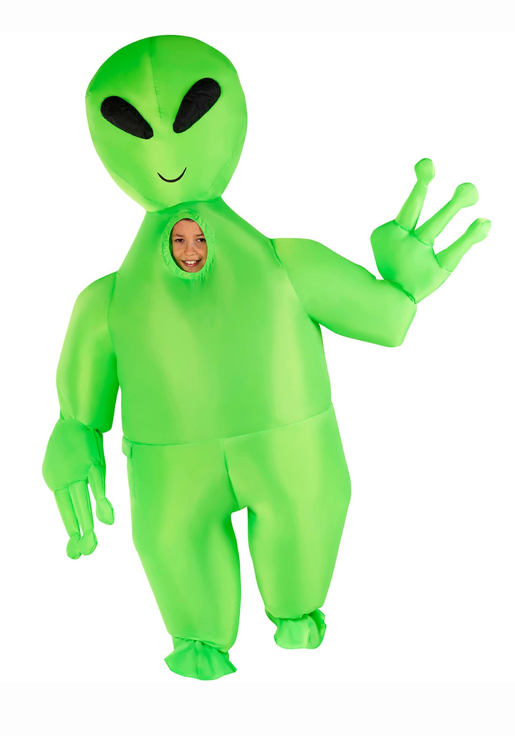 Giant Alien Inflatable Kids Costume 1 Giant Alien Inflatable Kids Costume