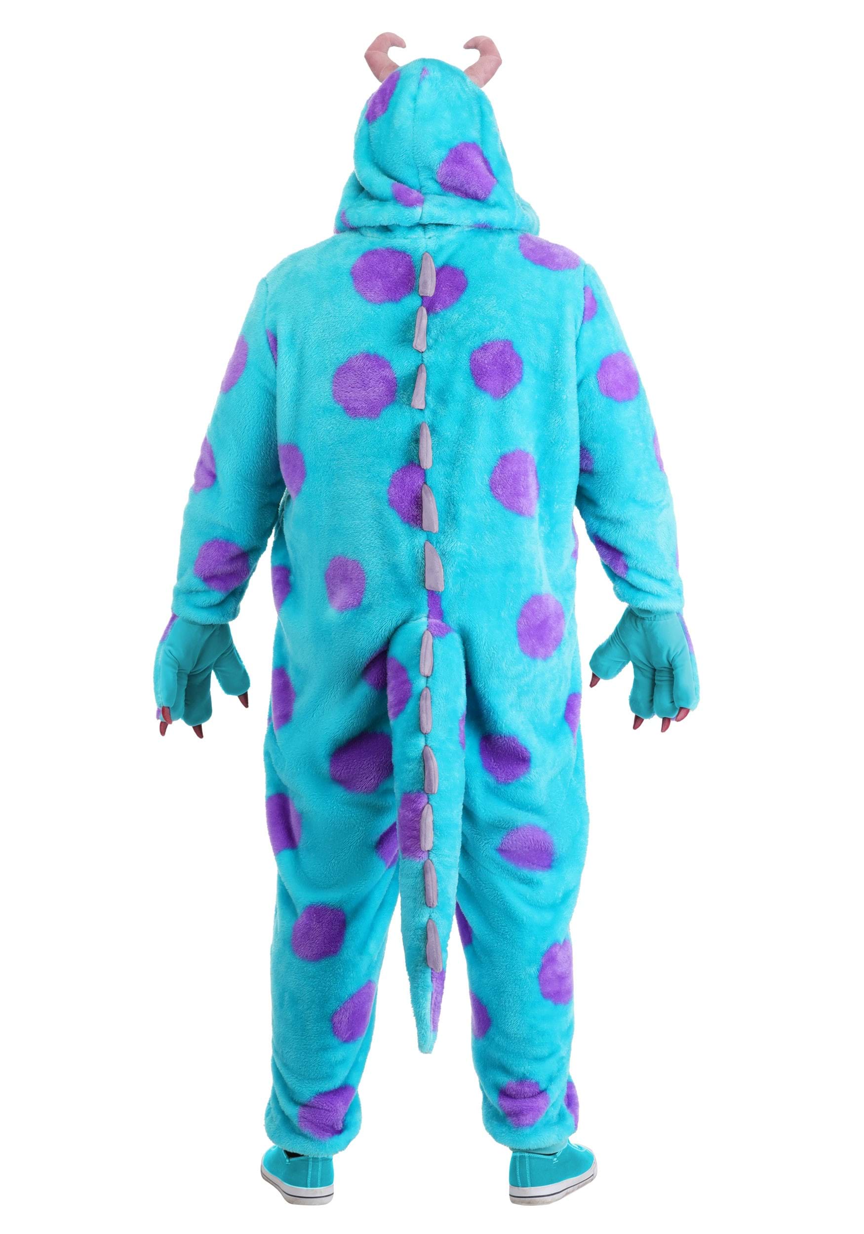 Adult Plus Size Pixar Sulley Costume Onesie