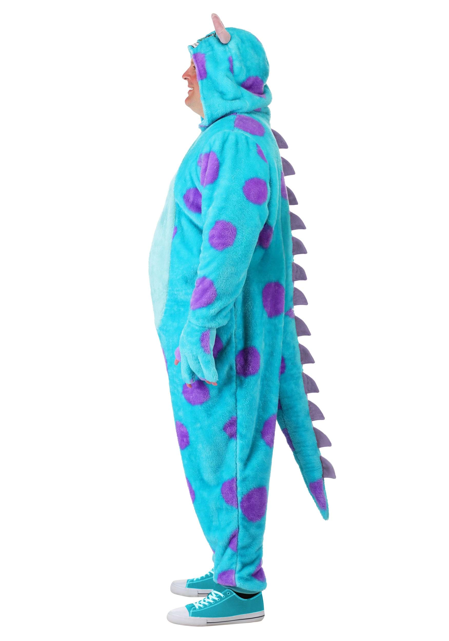 Adult Plus Size Pixar Sulley Costume Onesie