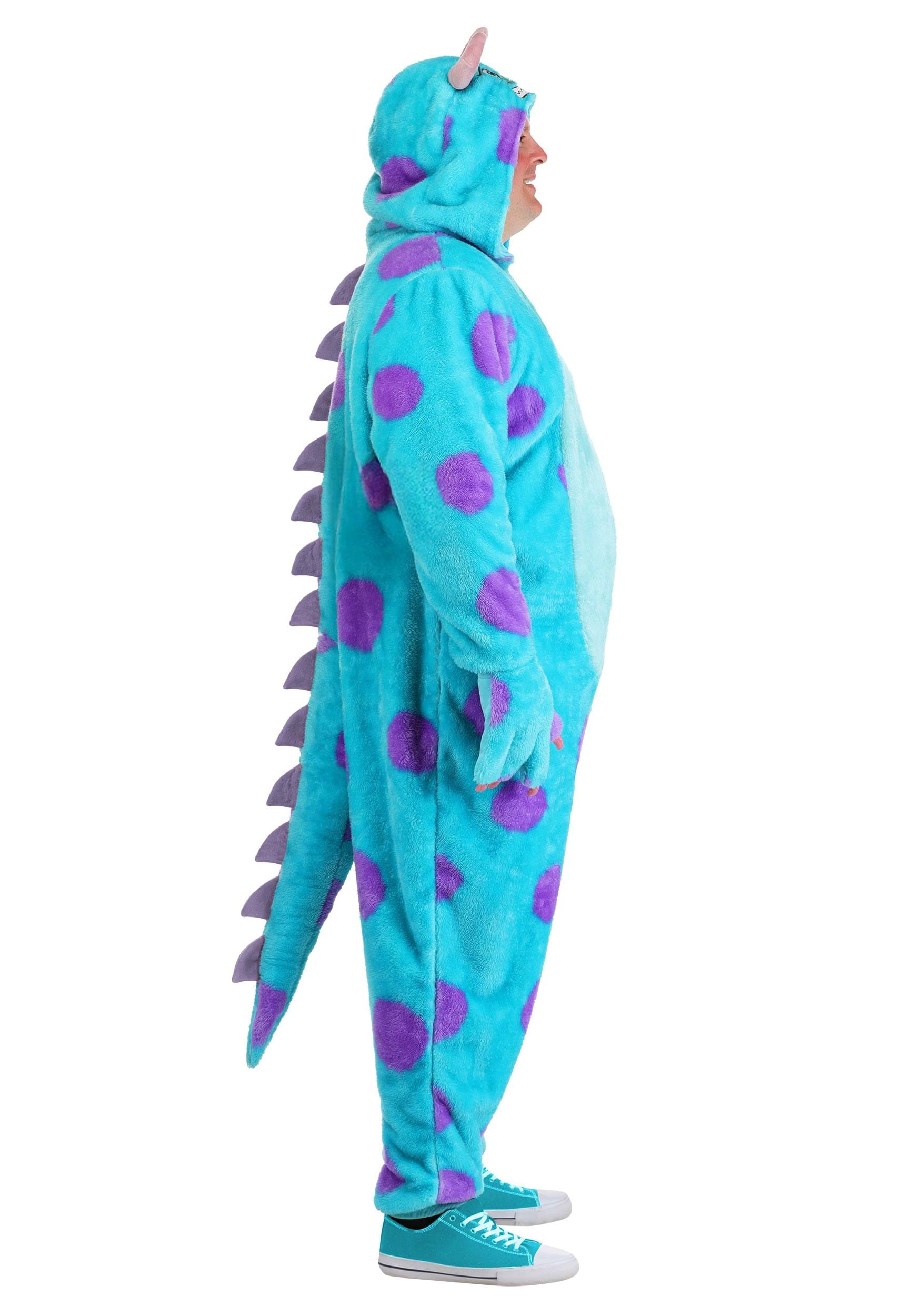 Adult Plus Size Pixar Sulley Costume Onesie