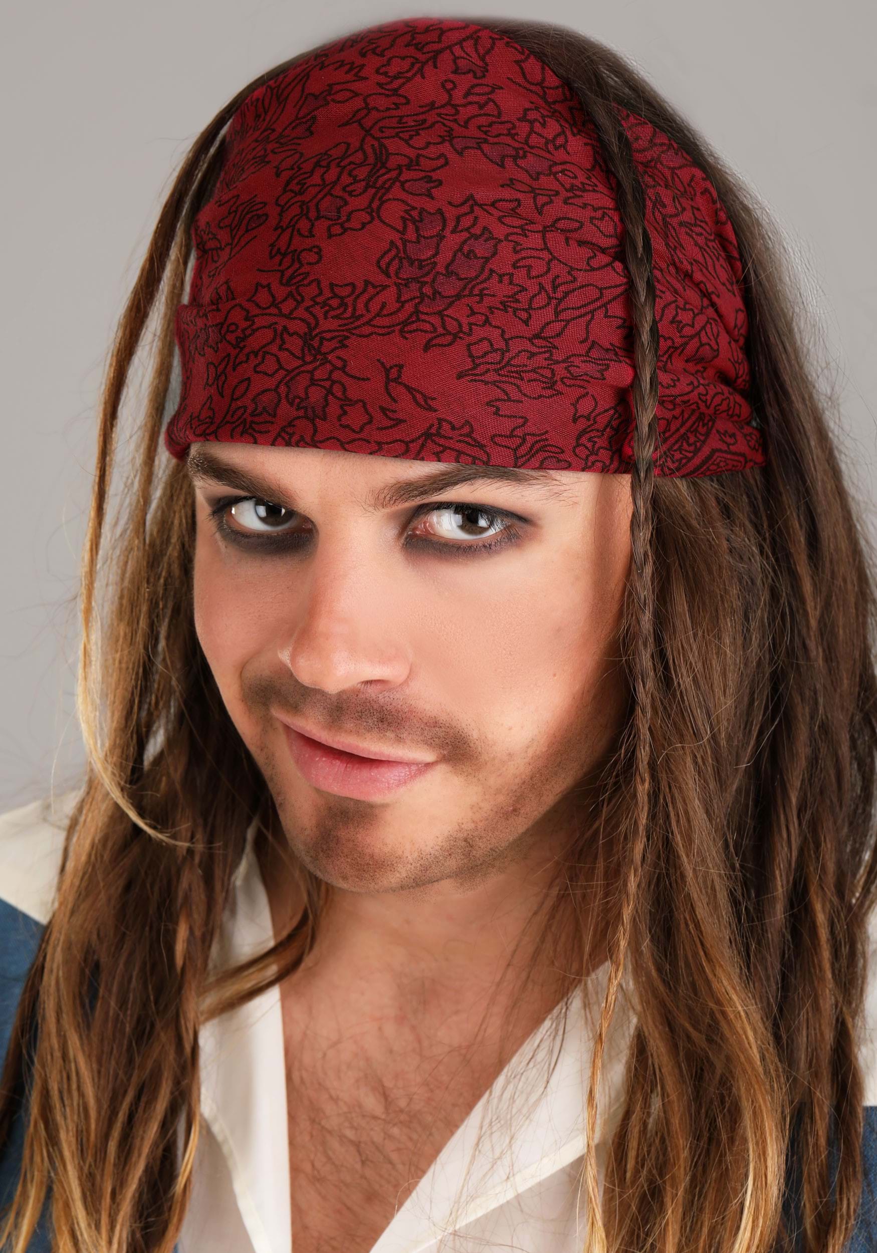 Captain Jack Sparrow Costume for Men from Disney's Pirates of the Caribbean
