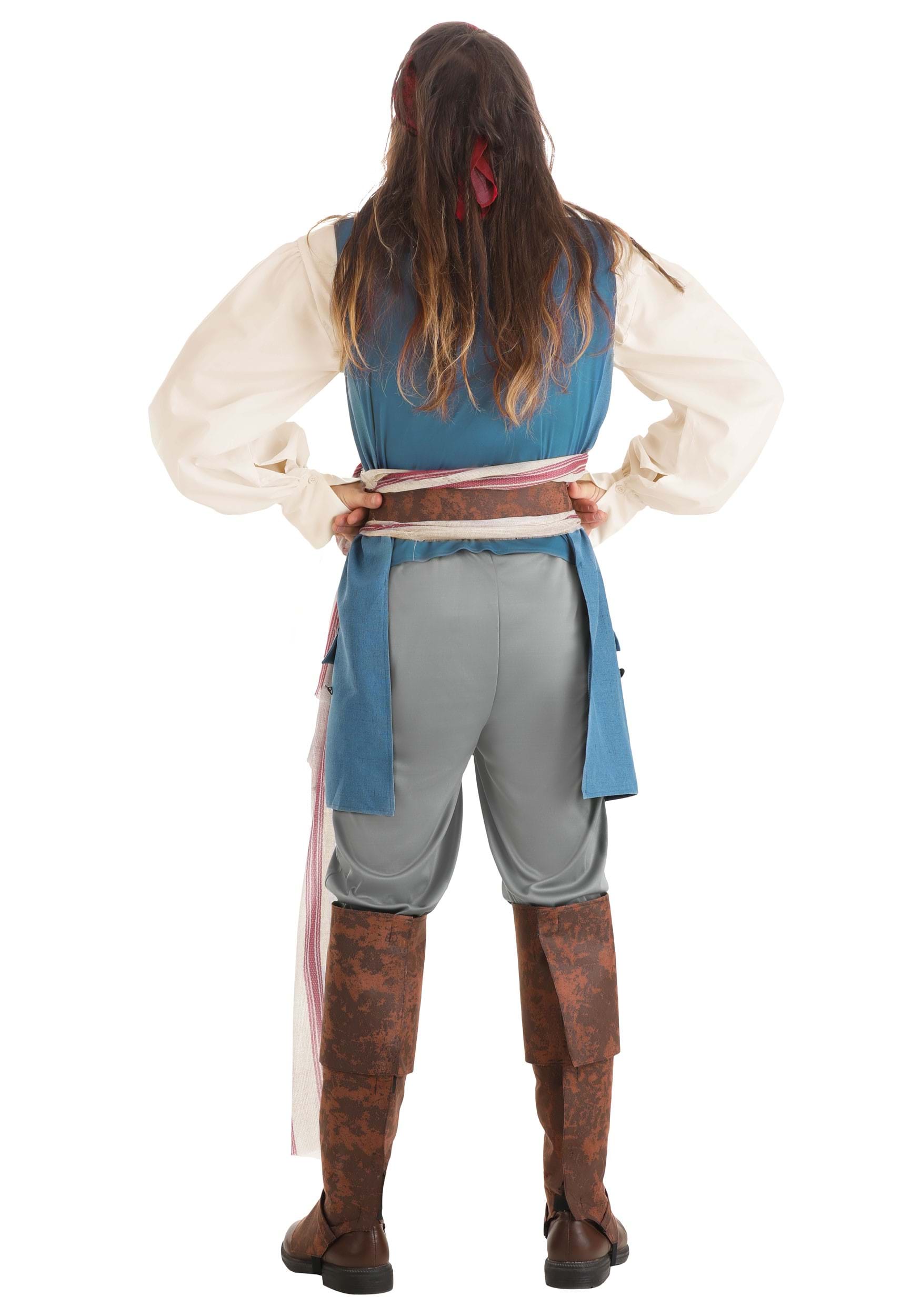 Captain Jack Sparrow Costume for Men from Disney's Pirates of the Caribbean