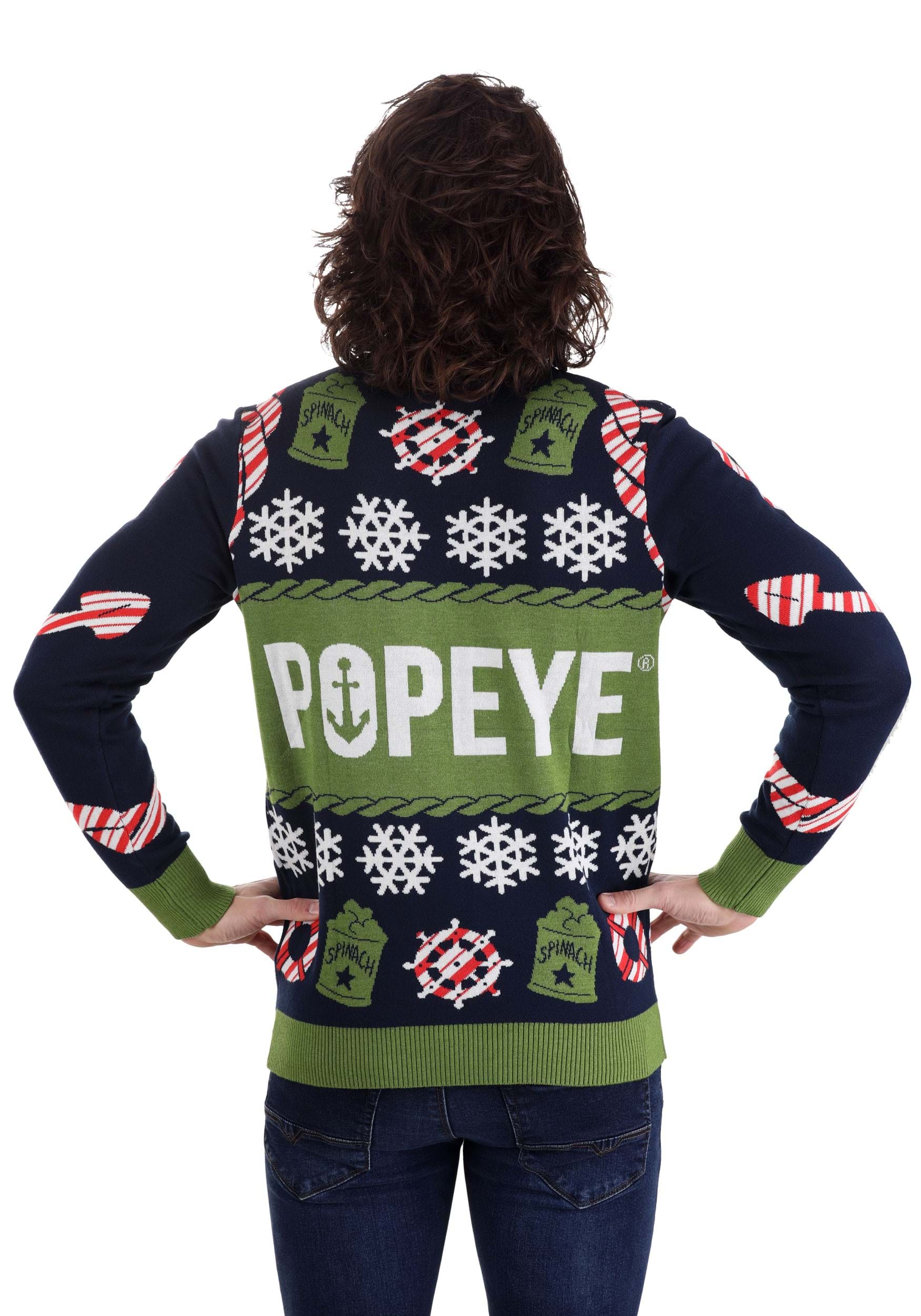 Popeye Ugly Christmas Sweater for Adults 2 Popeye Ugly Christmas Sweater for Adults
