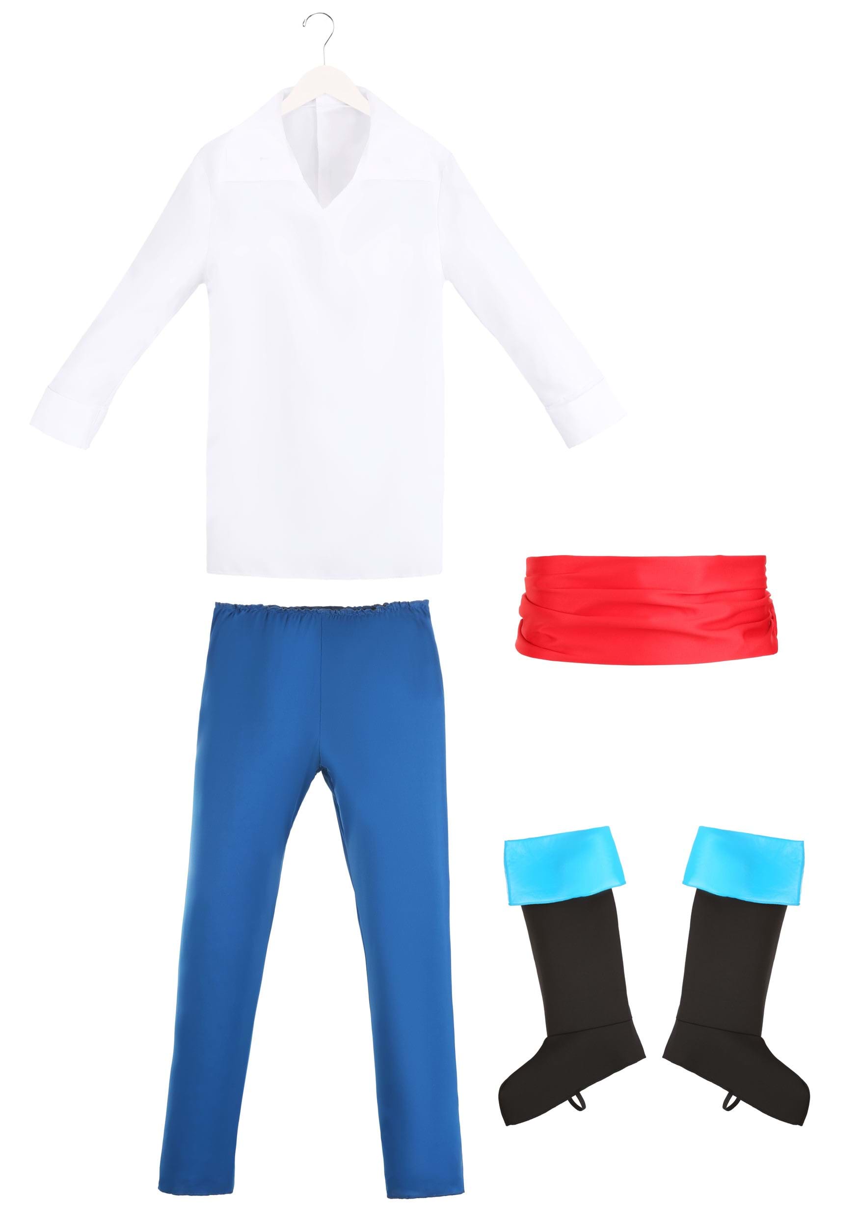 Plus Size Deluxe Little Mermaid Prince Eric Costume for Men