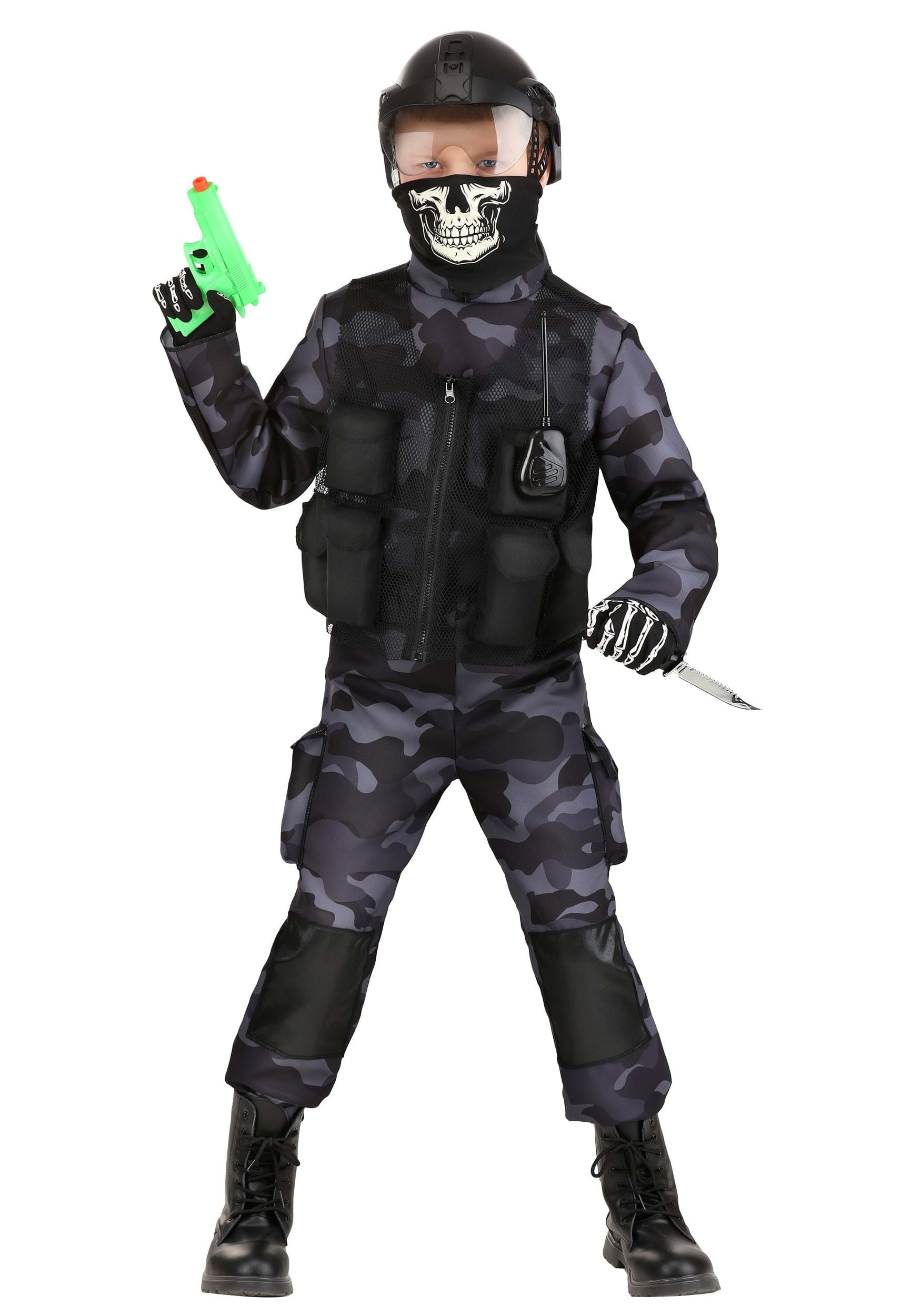 Midnight Navy Seal Kid's Costume