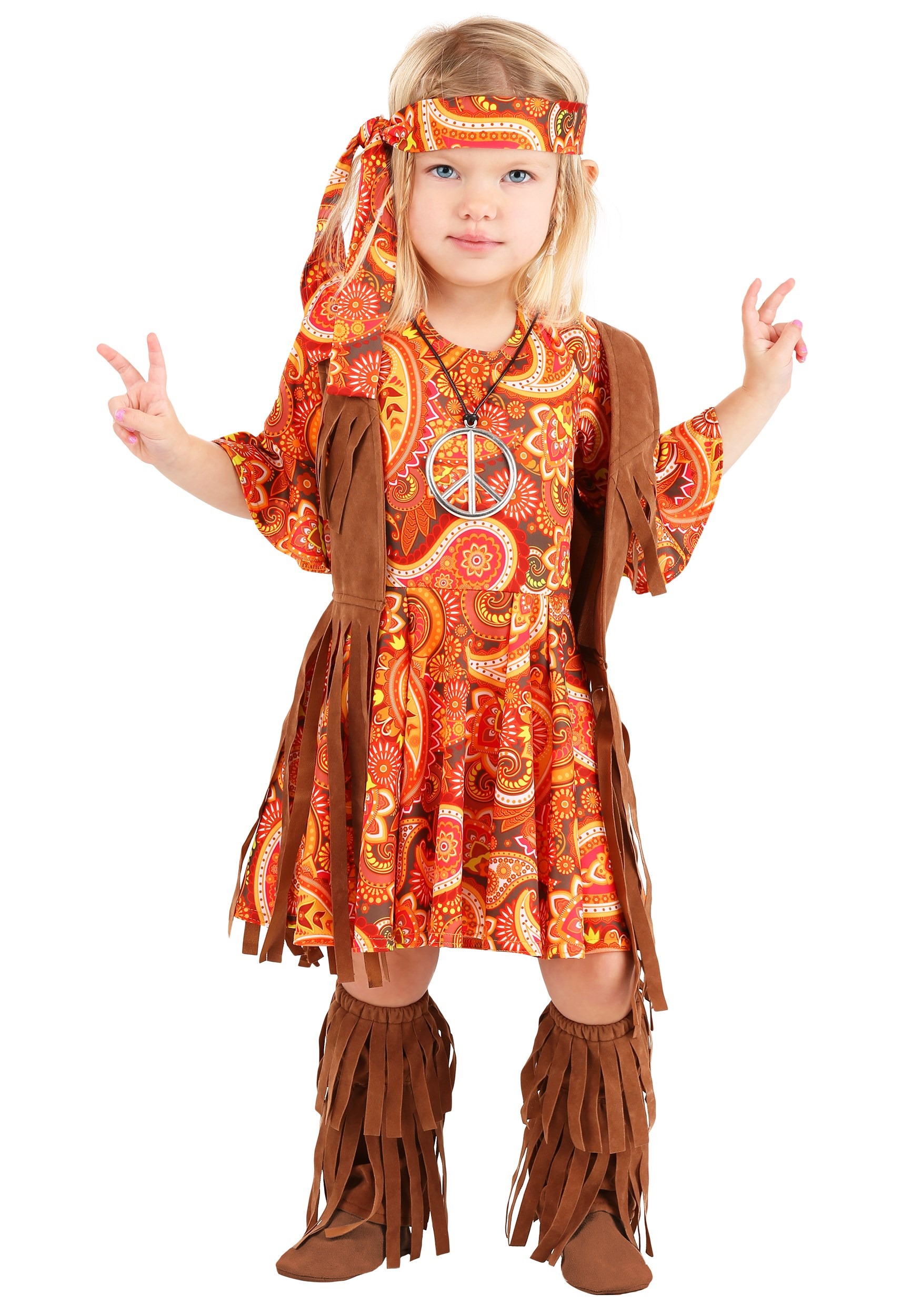 Fringe Hippie Toddler Costume