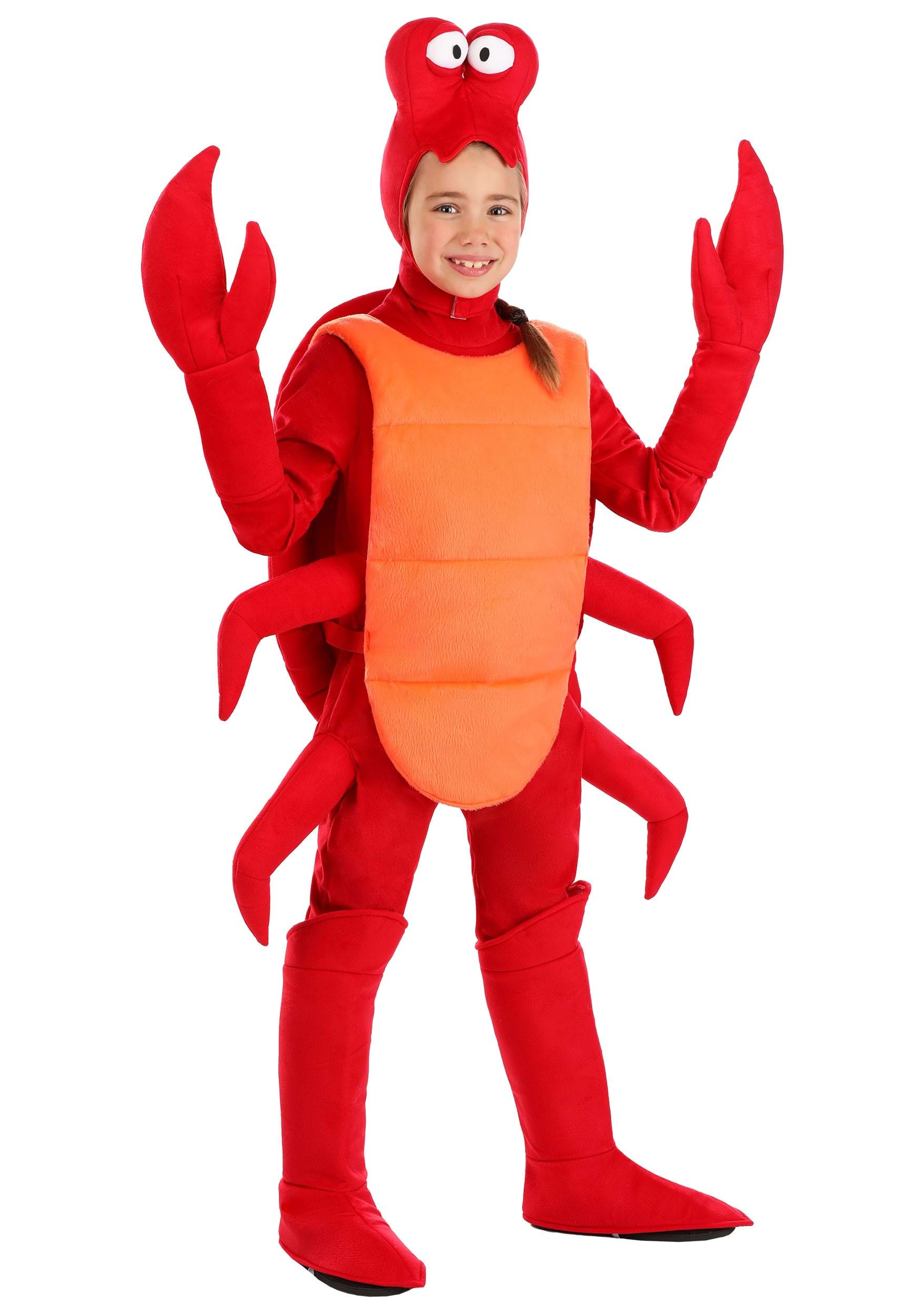 Kid's Red Crab Costume