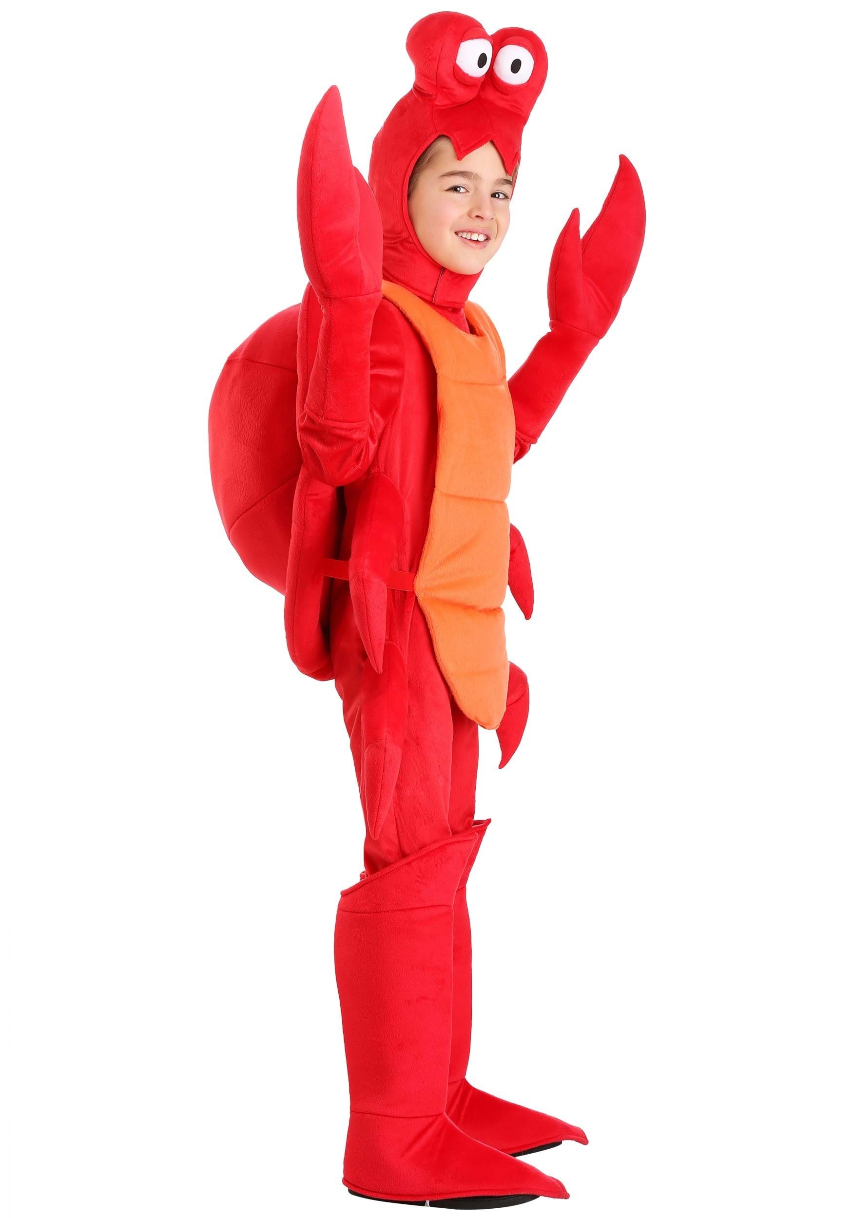 Kid's Red Crab Costume