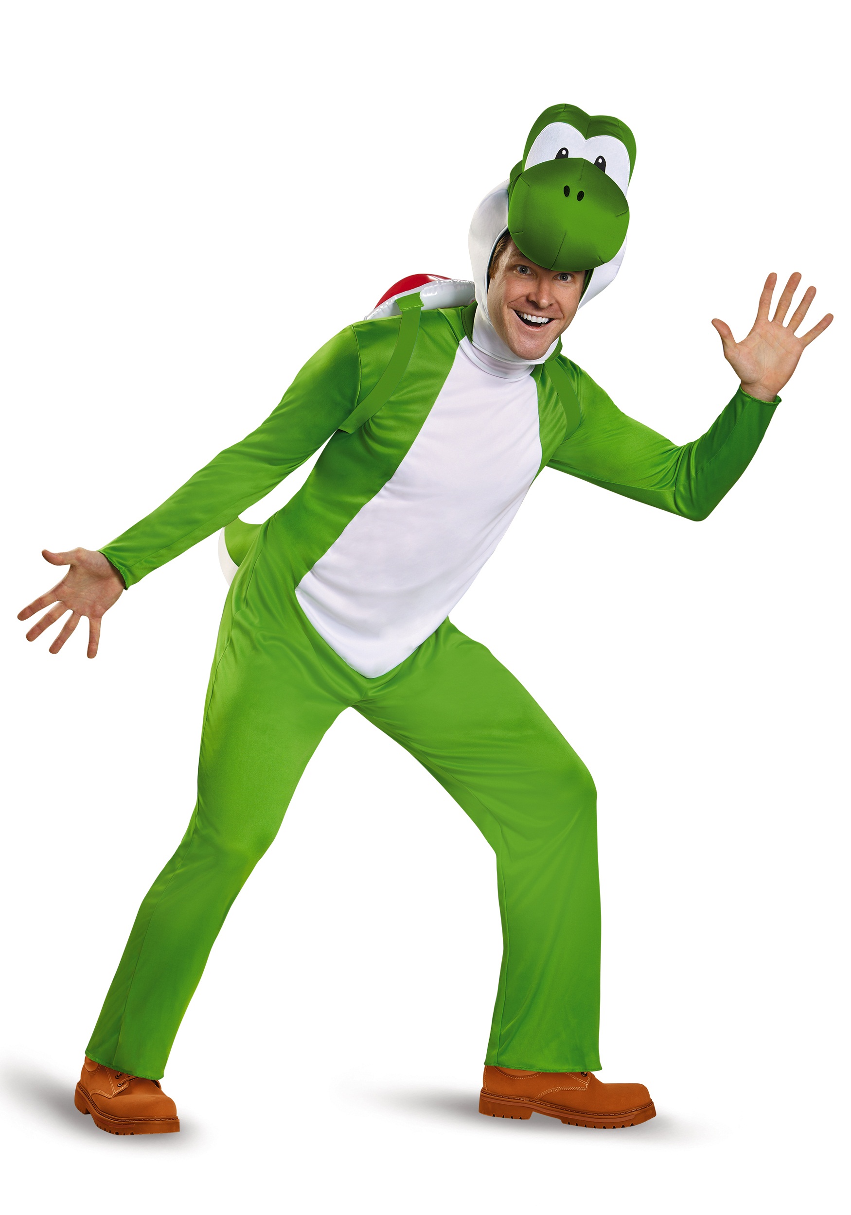 Deluxe Yoshi Plus Size Costume for Adults
