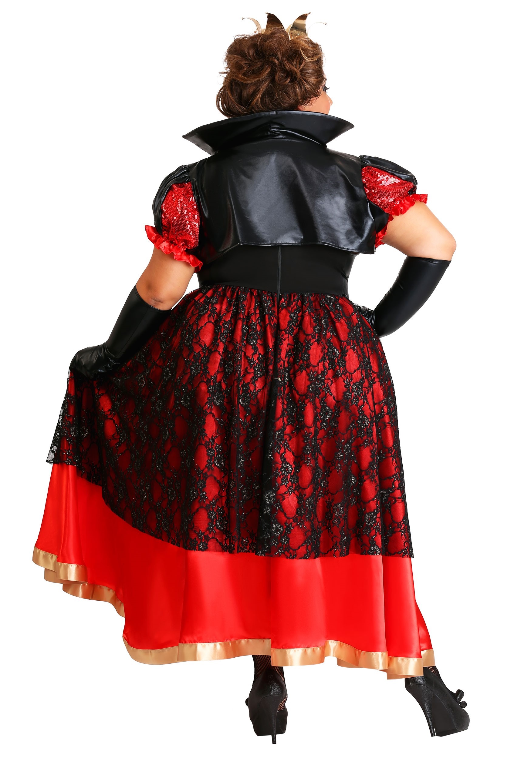 Plus Size Women's Dark Queen of Hearts Costume