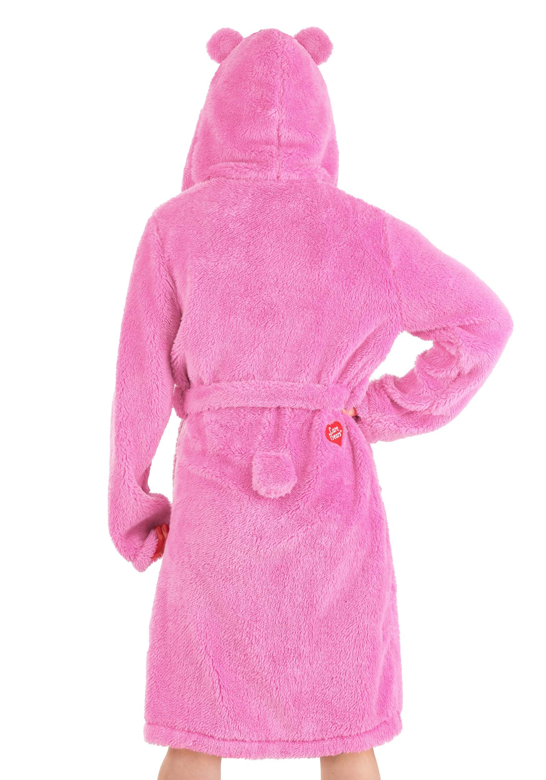 Adult Care Bears Hooded Cheer Bear Robe