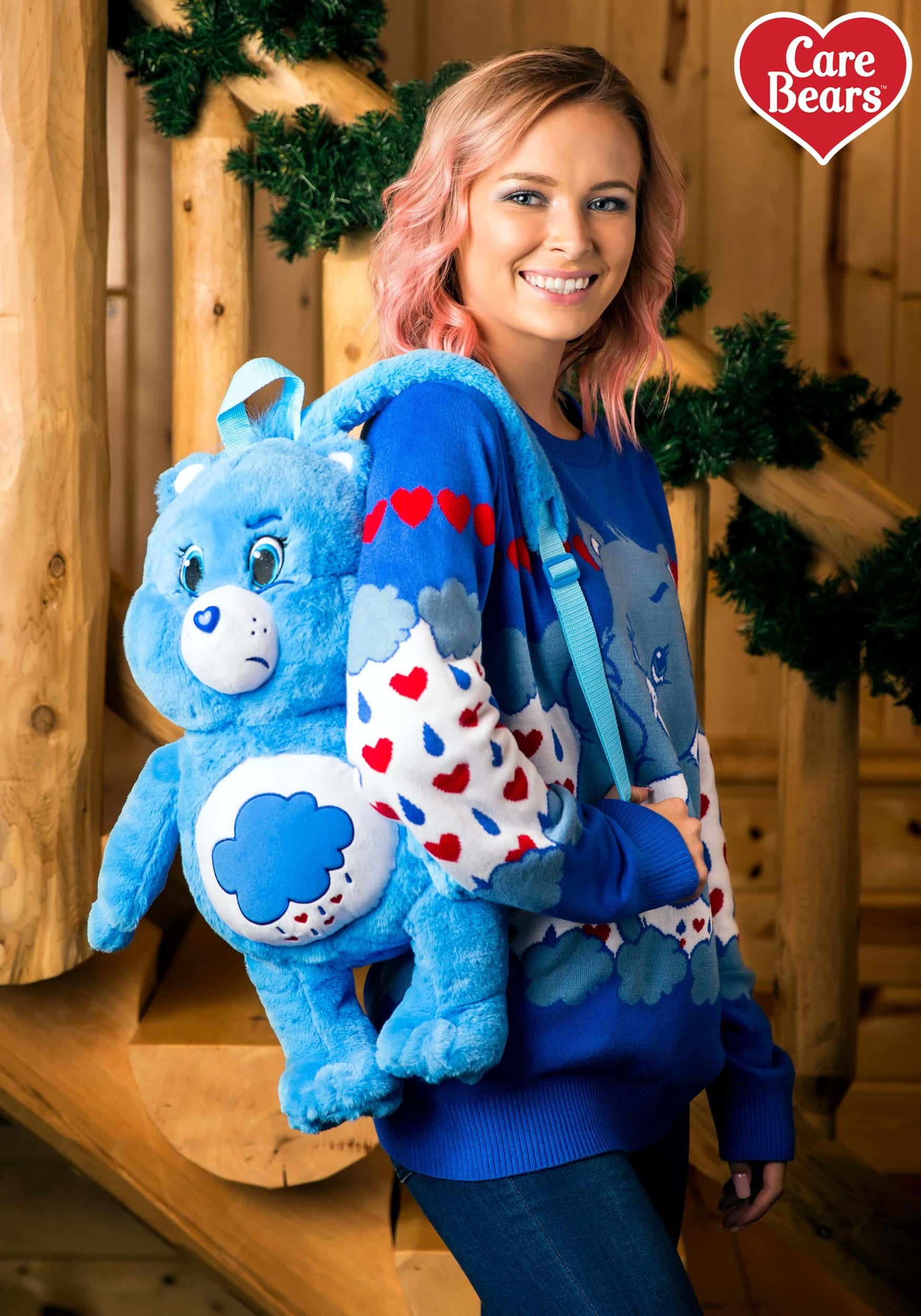 Adult Grumpy Bear Care Bears Ugly Christmas Sweater