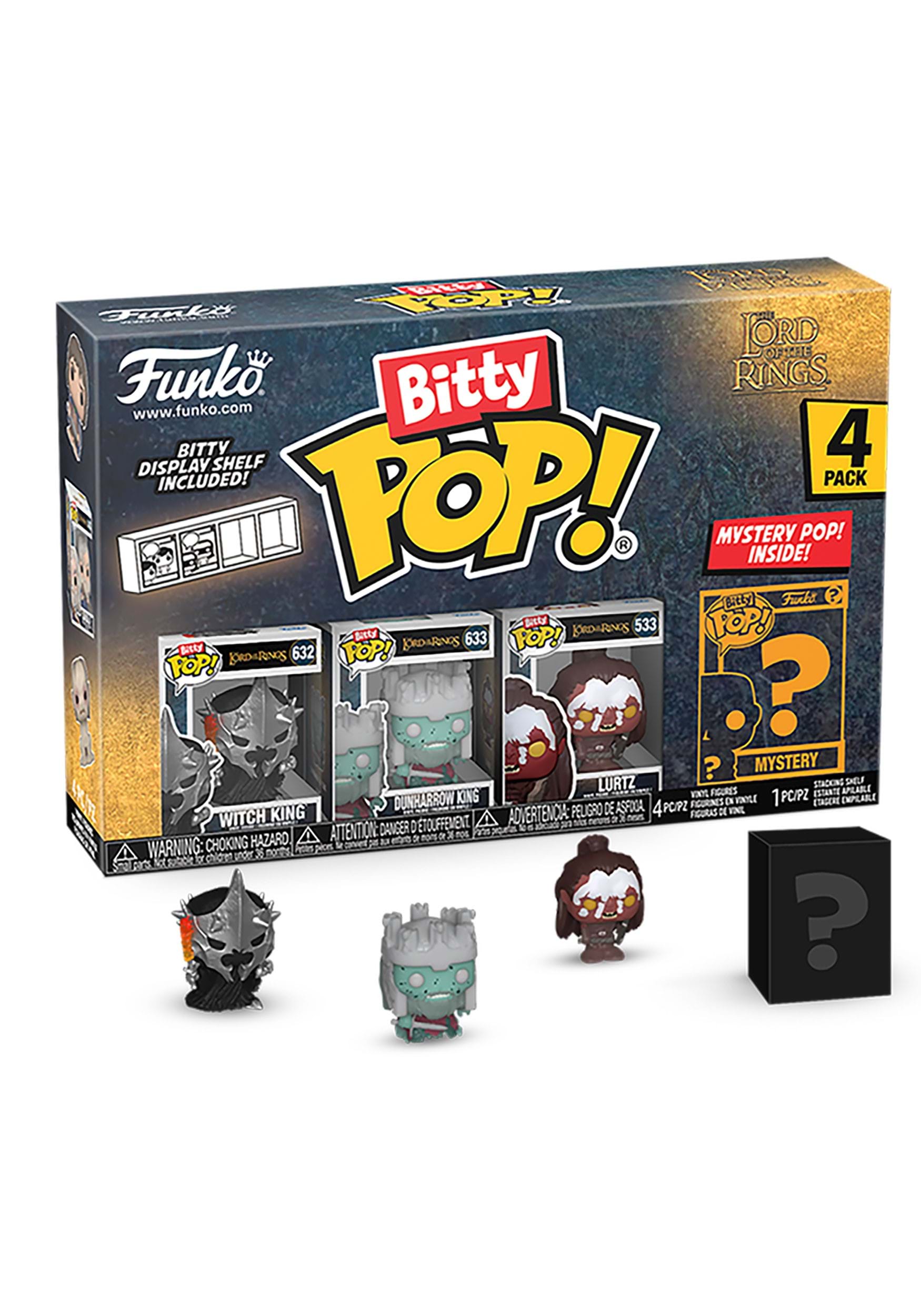 Bitty POP! Lord of the Rings - Witch King 4 Pack Mini Vinyl Figure Set