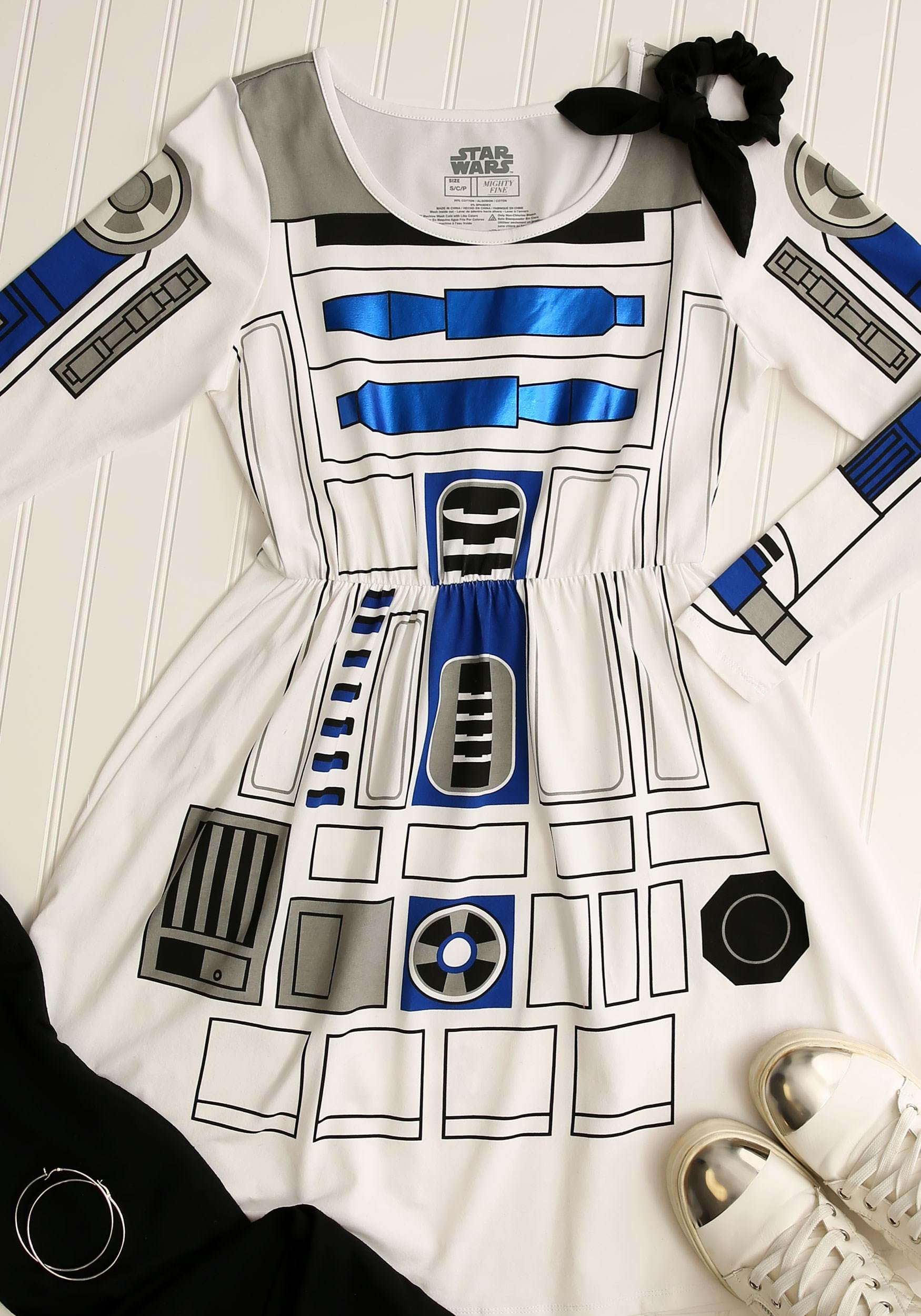 Women's Star Wars I Am R2D2 Skater Dress Costume
