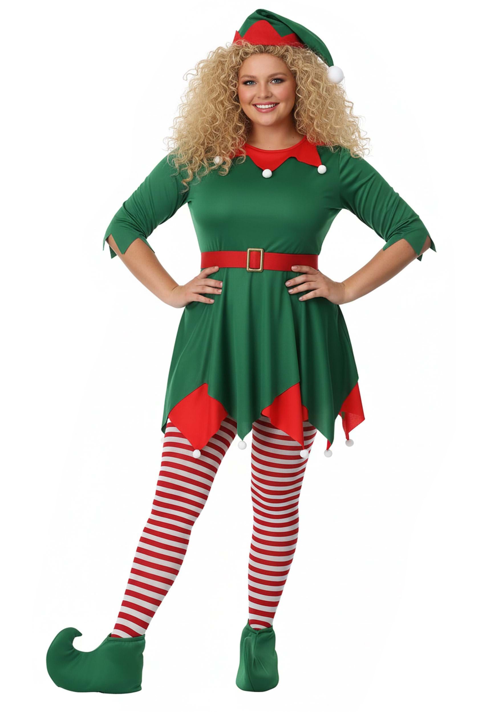 Plus Size Santa's Helper Women's Costume