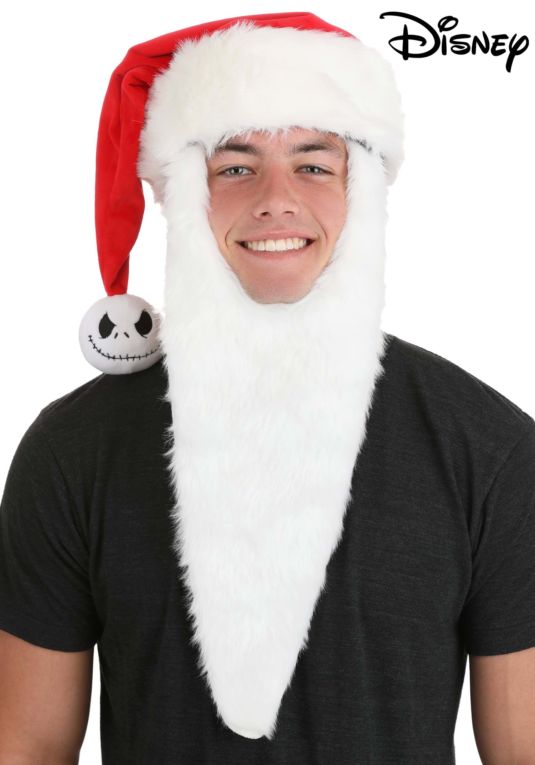 Nightmare Before Christmas Jack Skellington Adult Santa Hat
