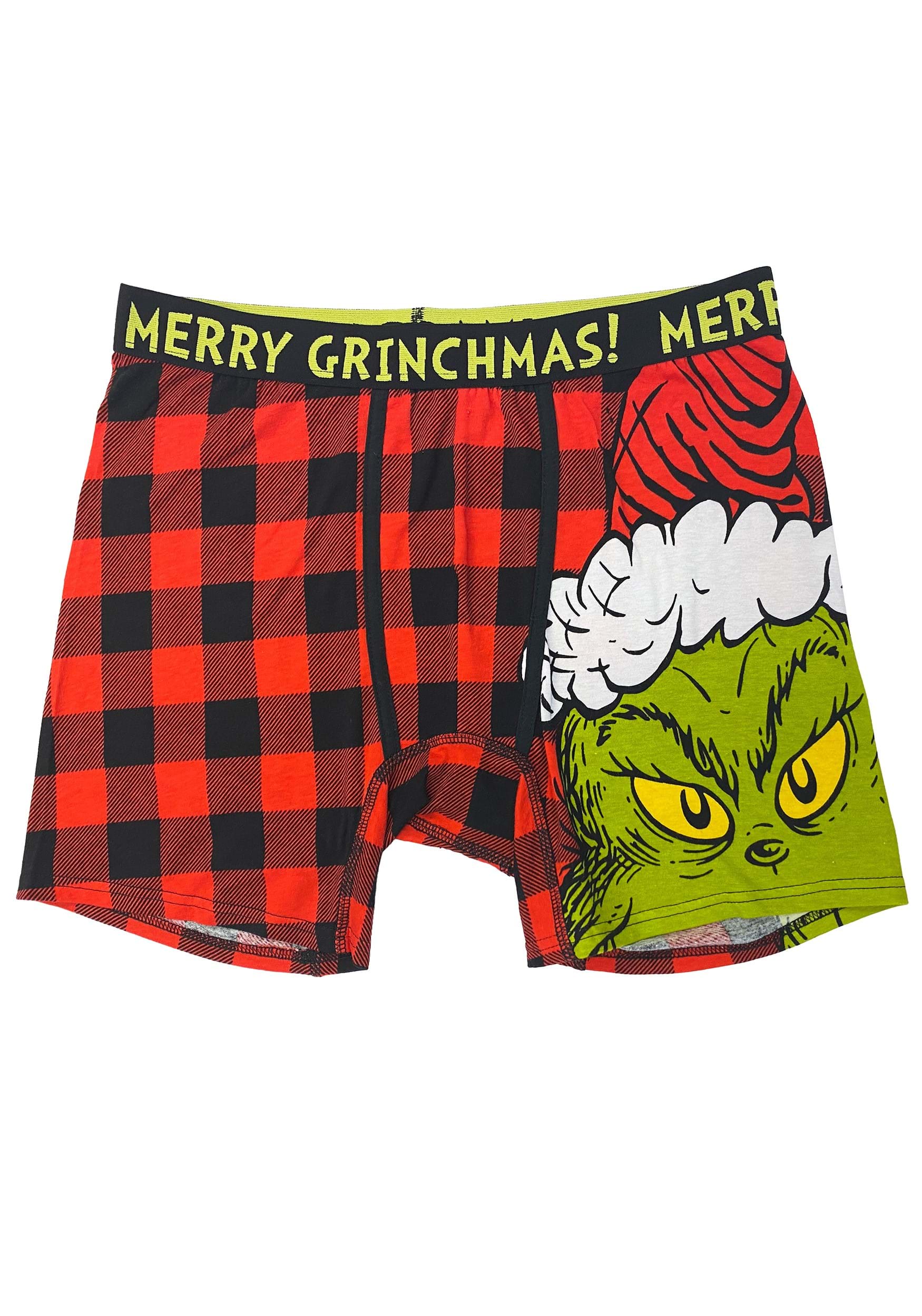 Santa Grinch Buffalo Boxer Brief