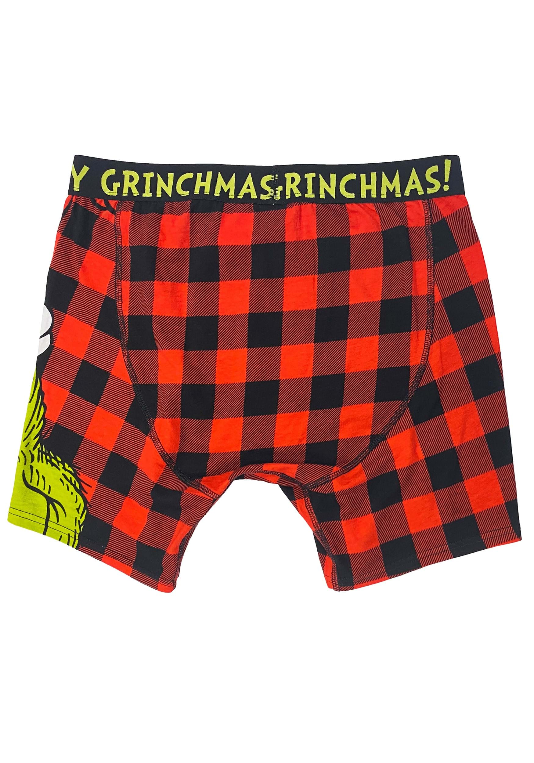 Santa Grinch Buffalo Boxer Brief