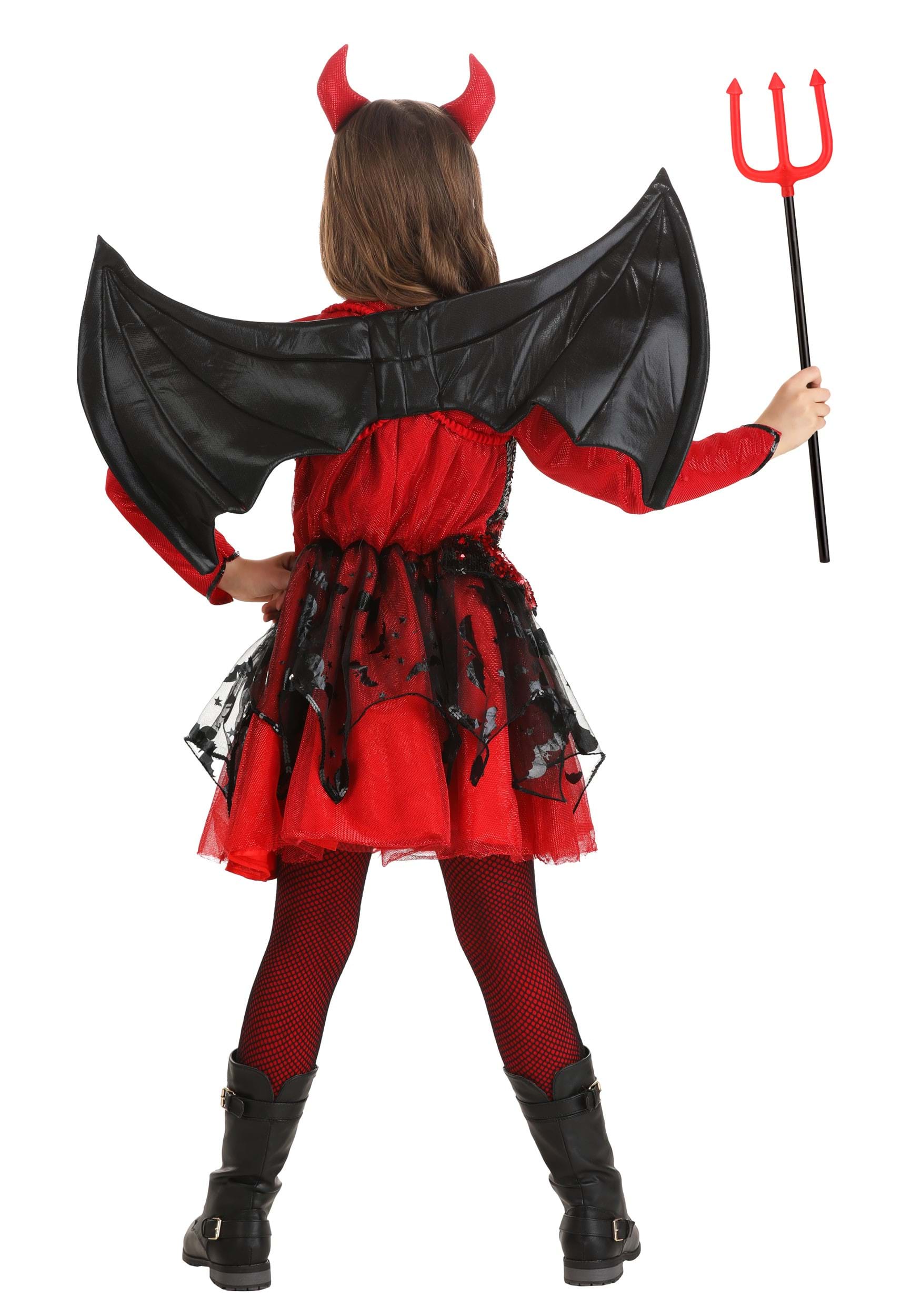 Sparkling Devil Dress Girl's Costume