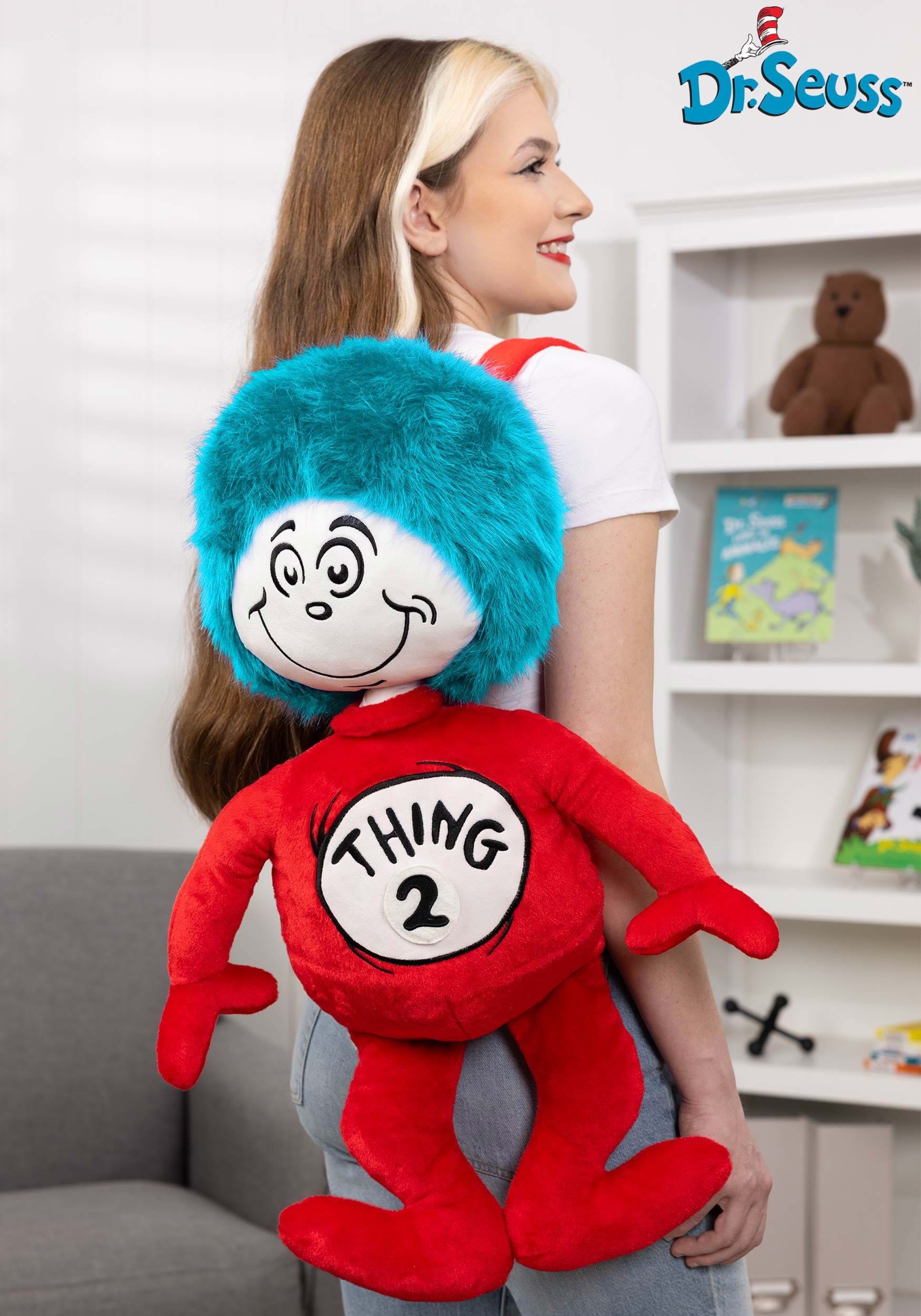 Dr. Seuss Plush Thing 1 & 2 Backpack