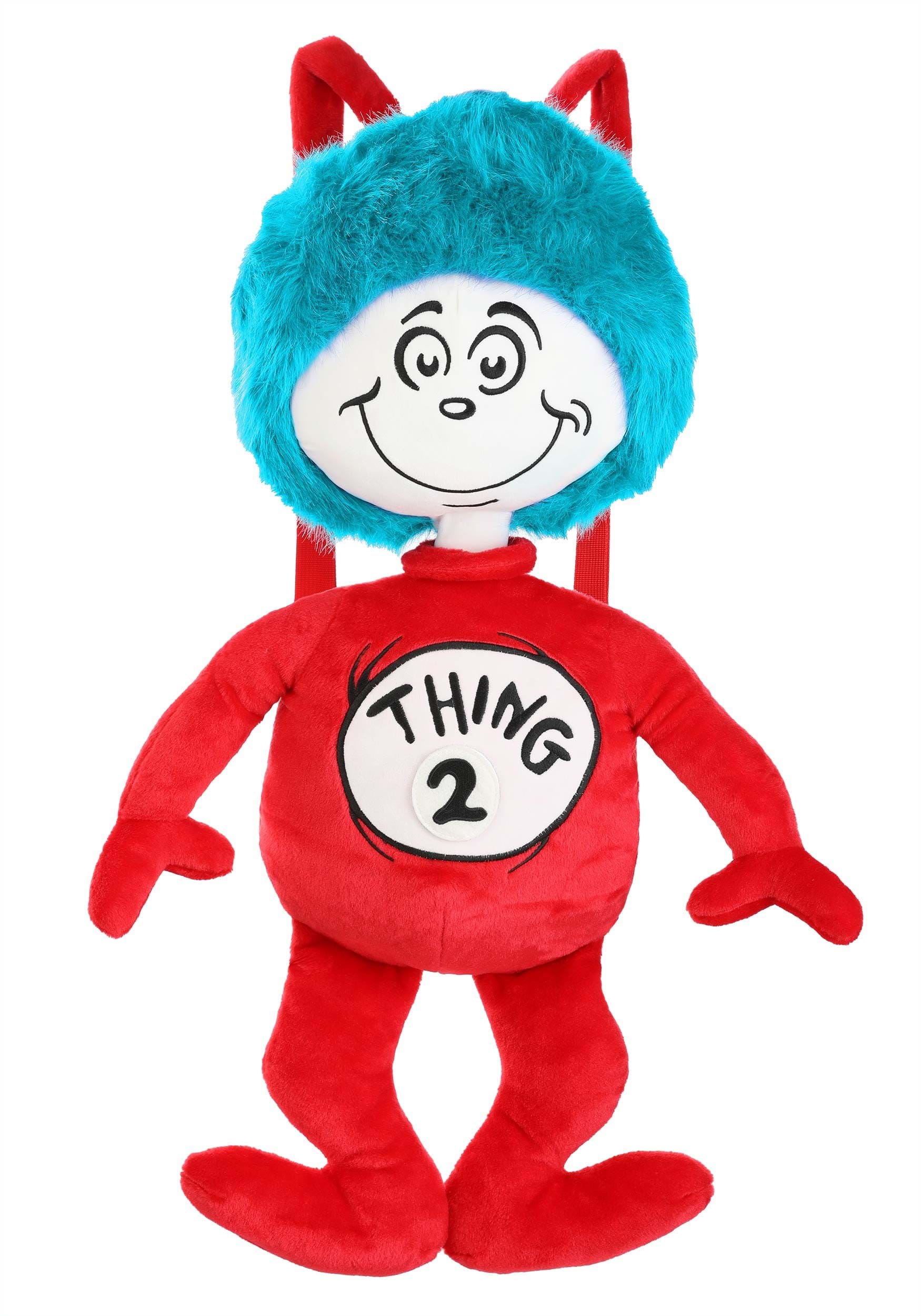 Dr. Seuss Plush Thing 1 & 2 Backpack