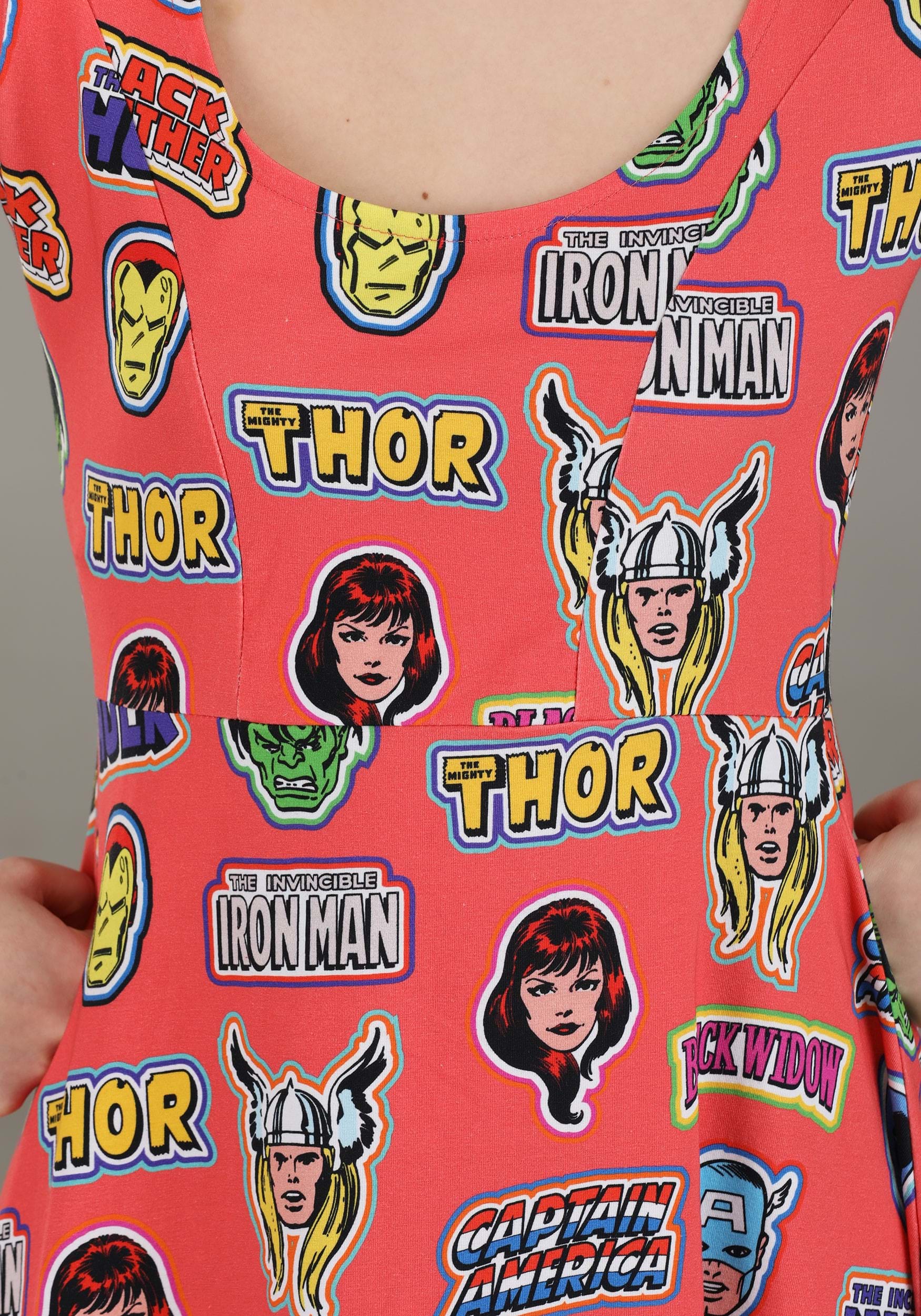 Cakeworthy Marvel Comics Avengers Skater Dress for Women