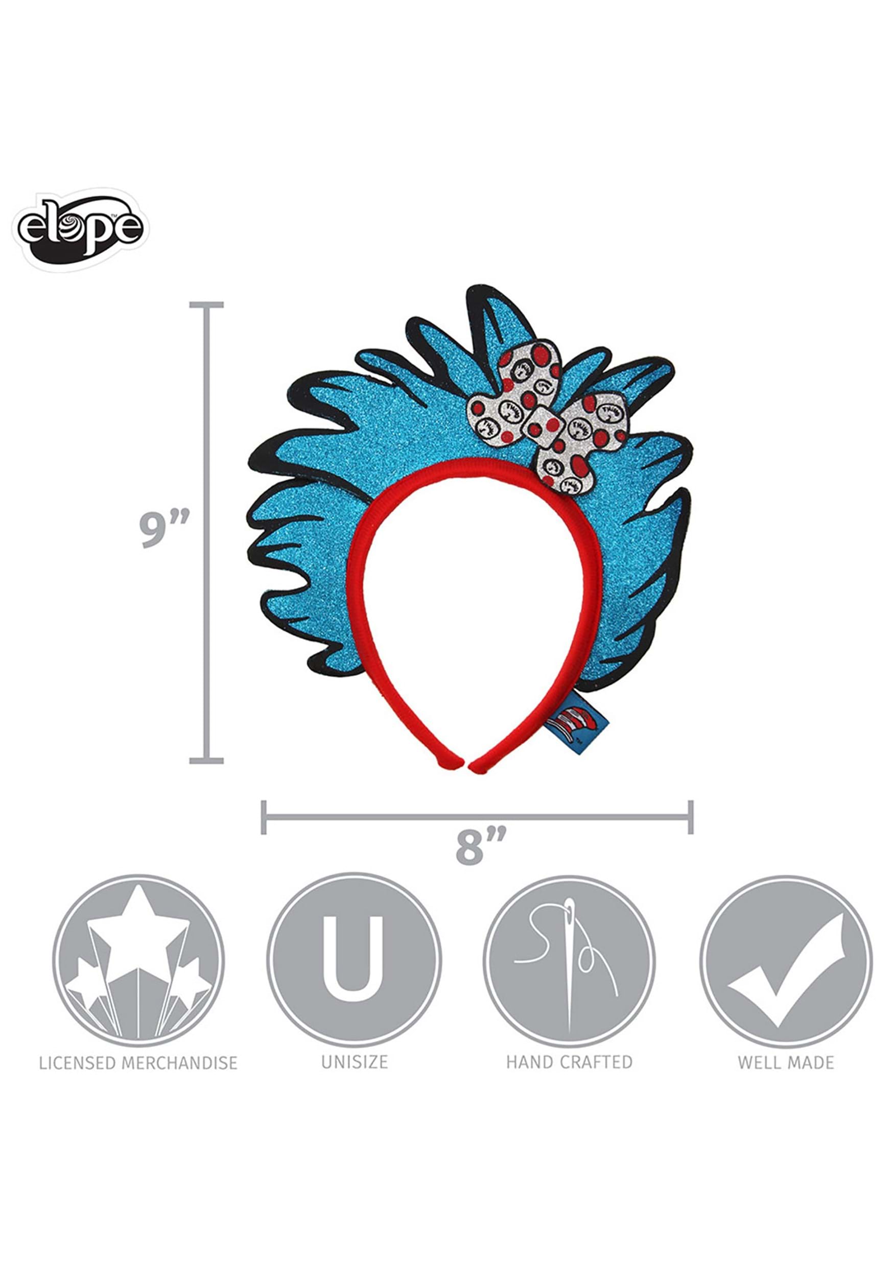 Child Thing 1 & 2 Glitter Costume Headband