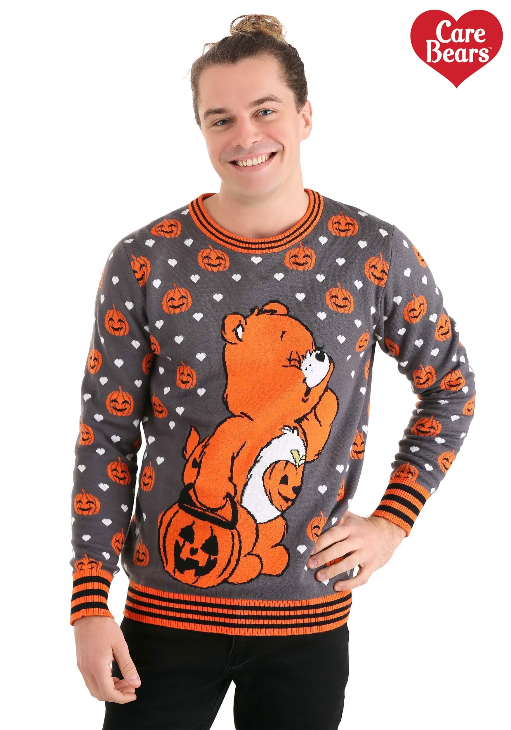 Care Bears Trick-or-Sweet Bear Halloween Ugly Sweater for Adults