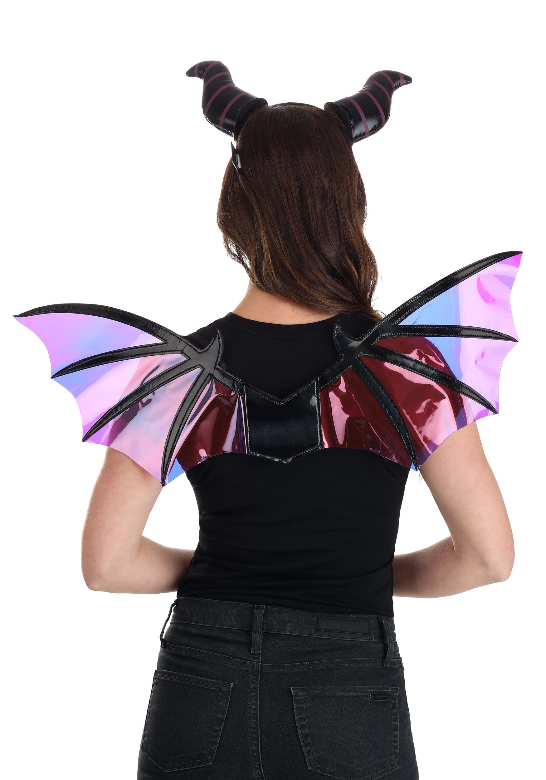 Maleficent Dragon Horns Headband & Wings Kit