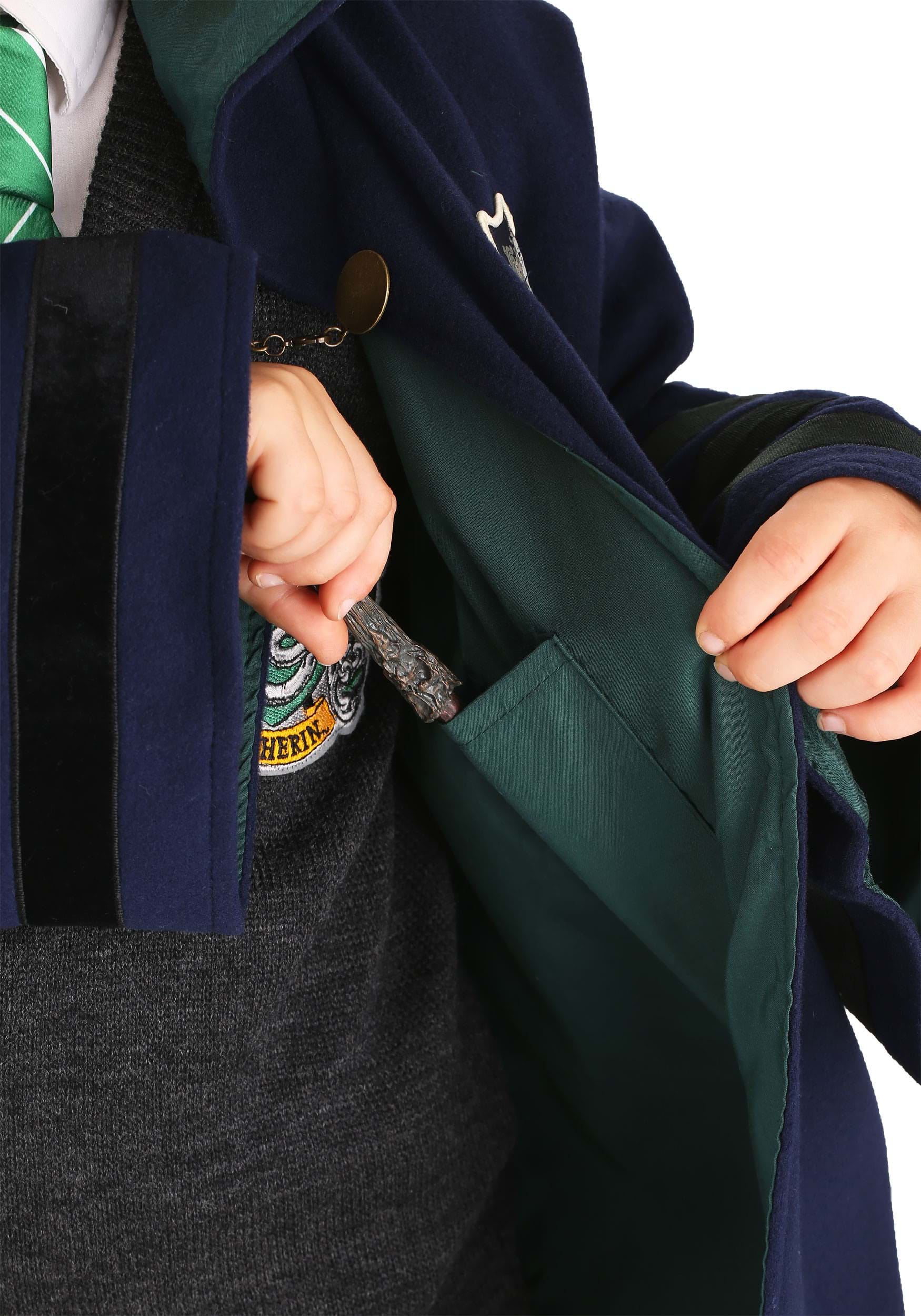 Vintage Kids Hogwarts Slytherin Costume Robe