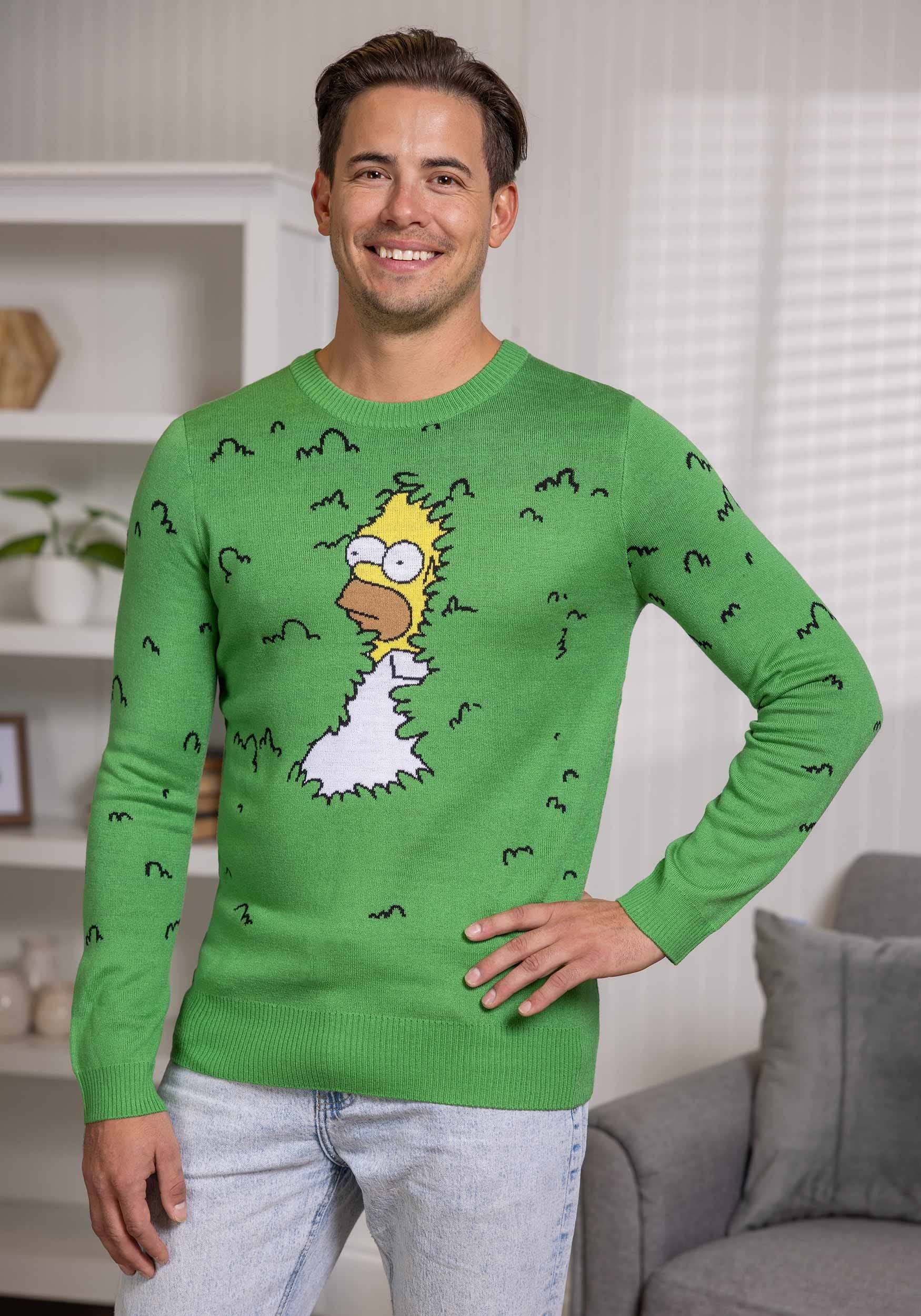 The Simpsons Homer Bushes Sweater for Adults