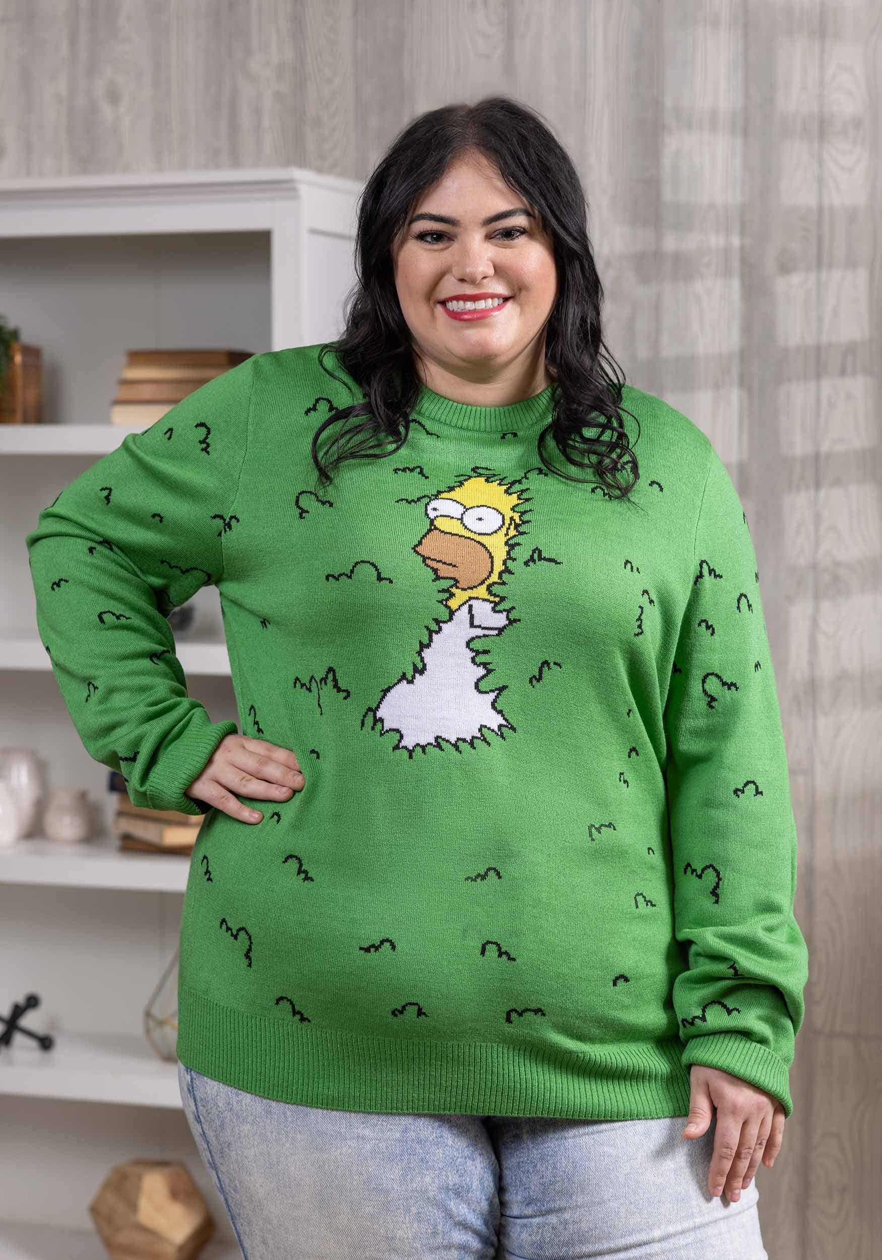 The Simpsons Homer Bushes Sweater for Adults