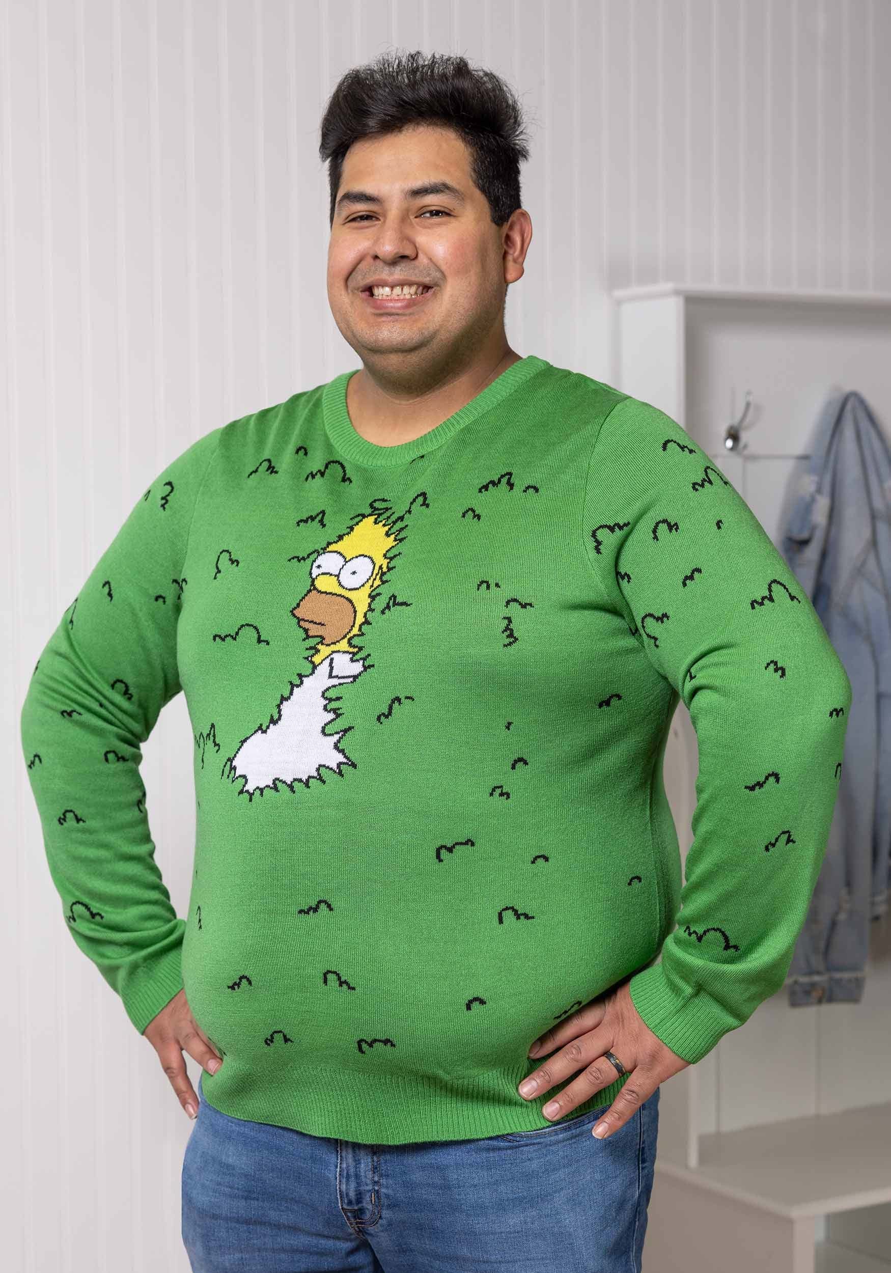 The Simpsons Homer Bushes Sweater for Adults