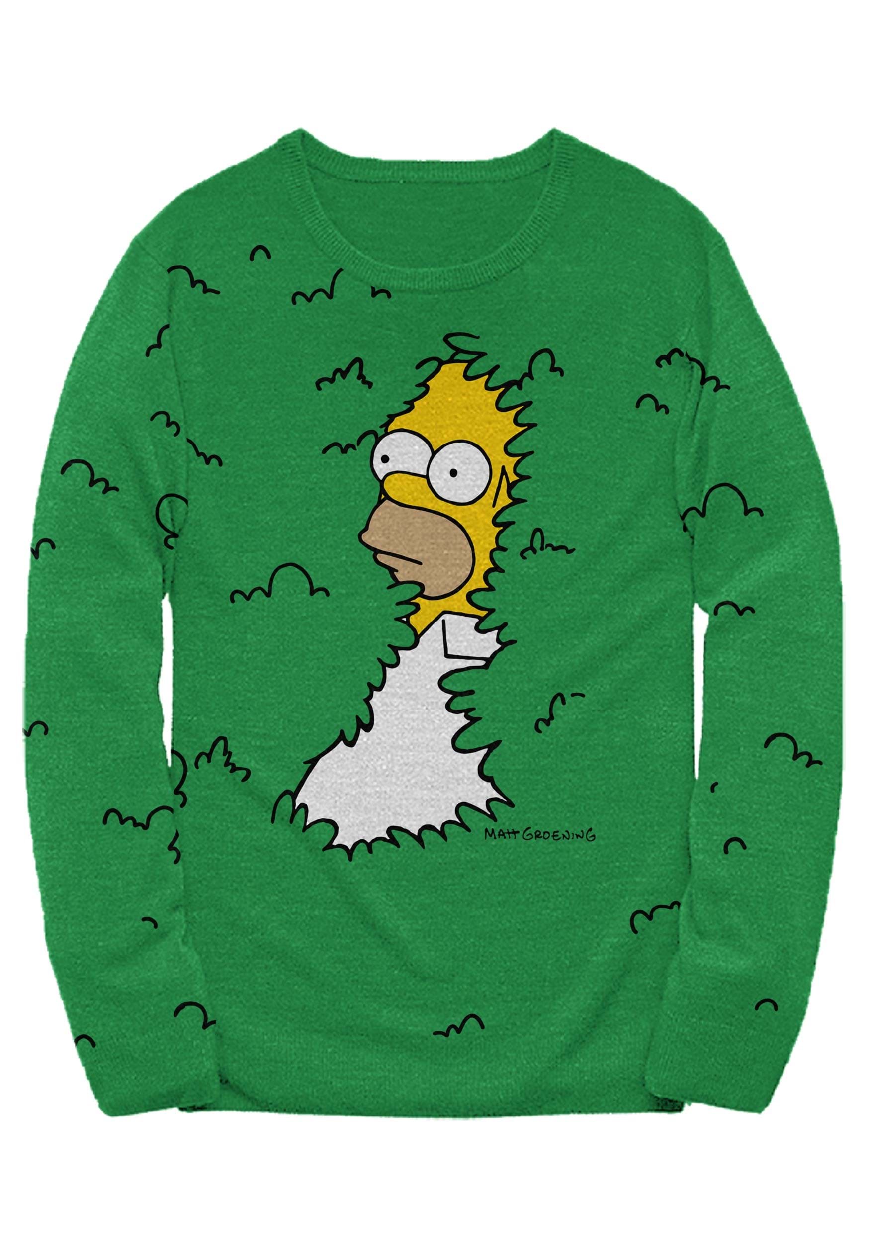 The Simpsons Homer Bushes Sweater for Adults