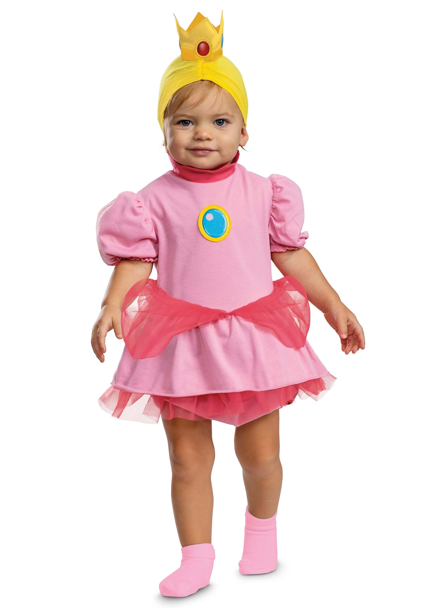 Super Mario Bros Infant Posh Princess Peach Costume