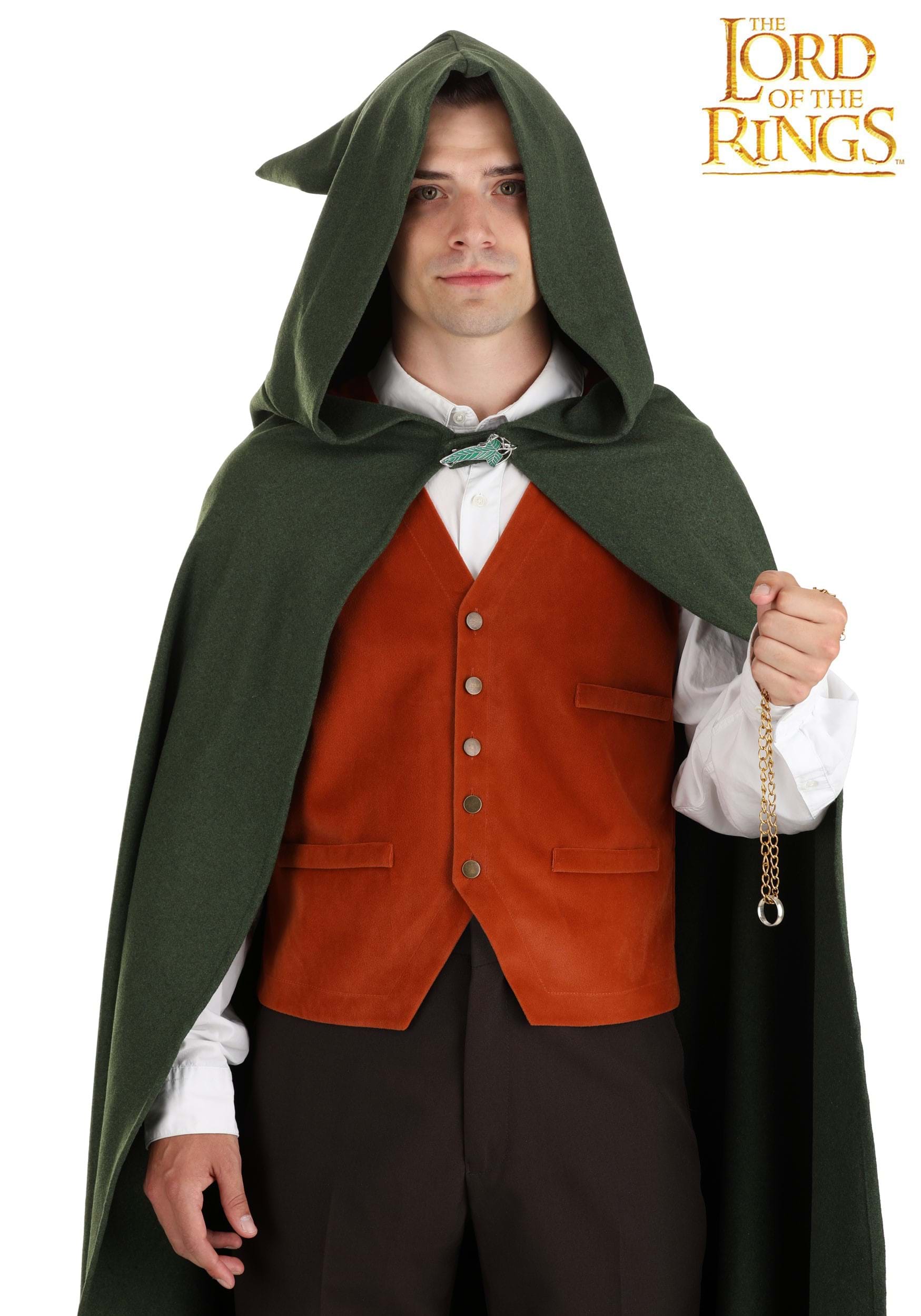Adult Lord of the Rings Hobbit Costume Vest 1 Adult Lord of the Rings Hobbit Costume Vest