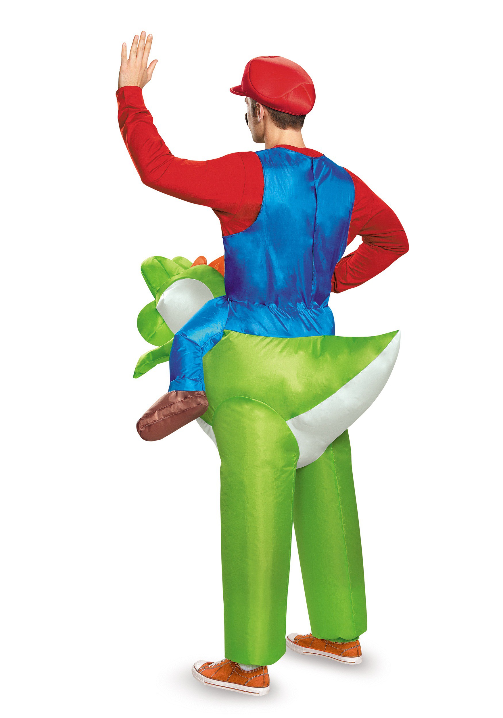 Mario Riding Yoshi Costume for Adults