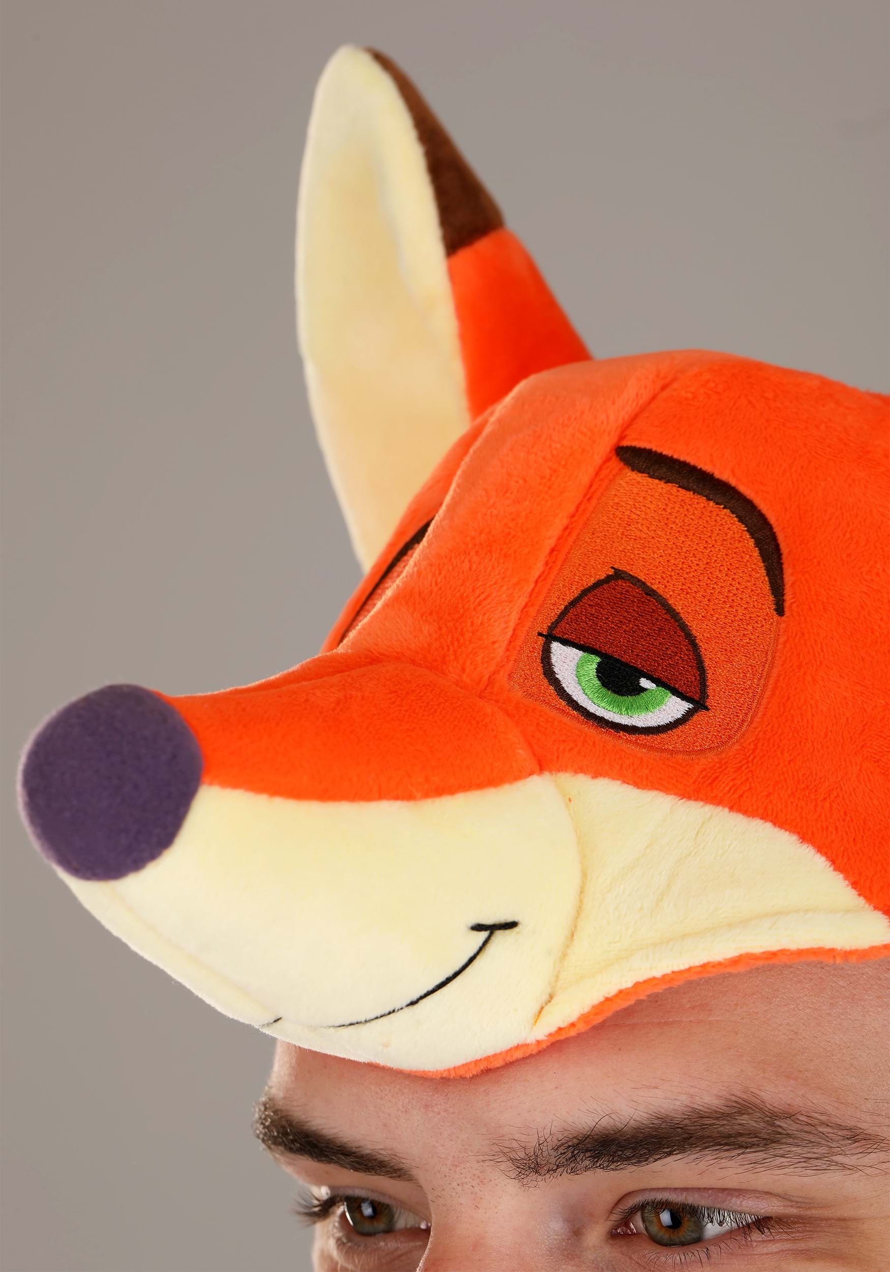 Disney Zootopia Nick Wilde Face Costume Soft Headband