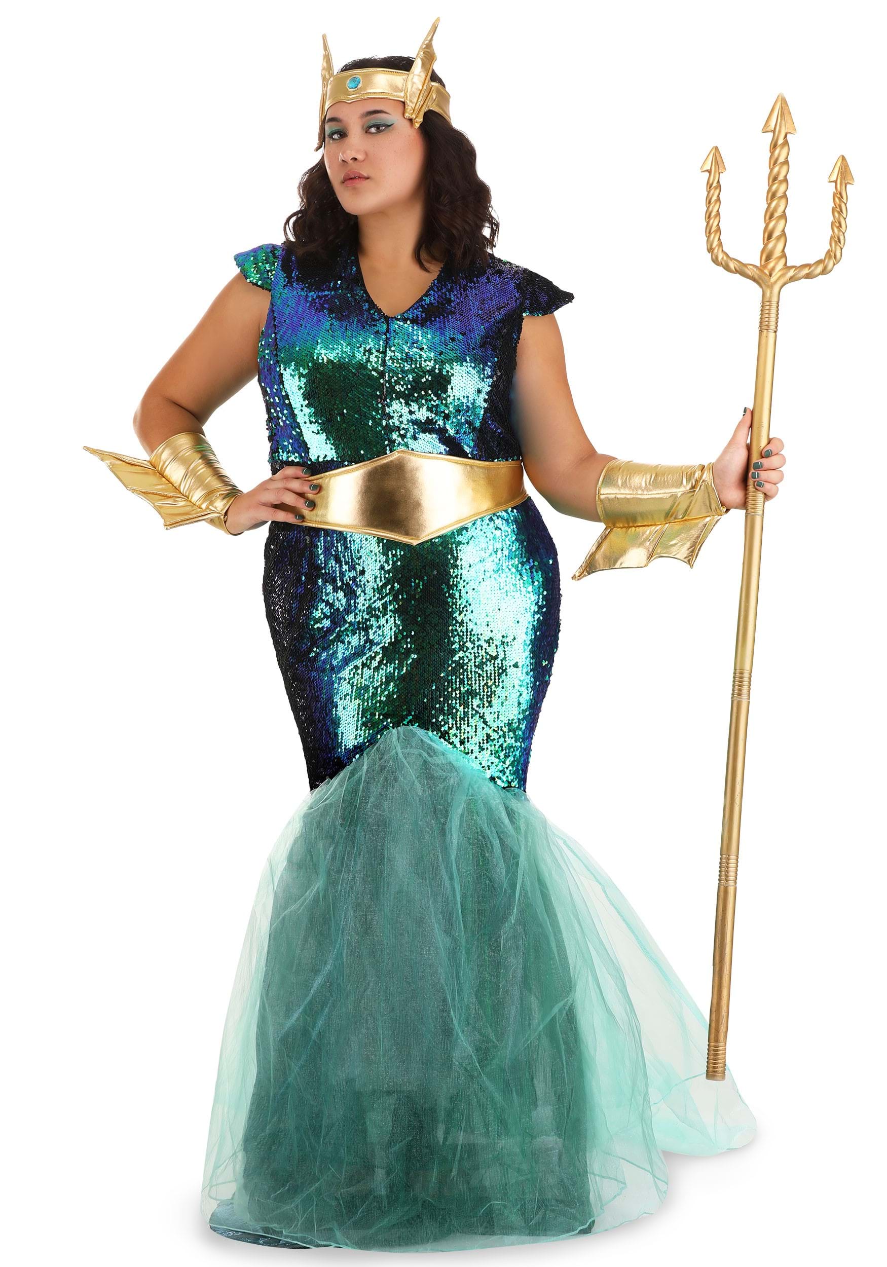 Sea Siren Plus Size Costume for Women