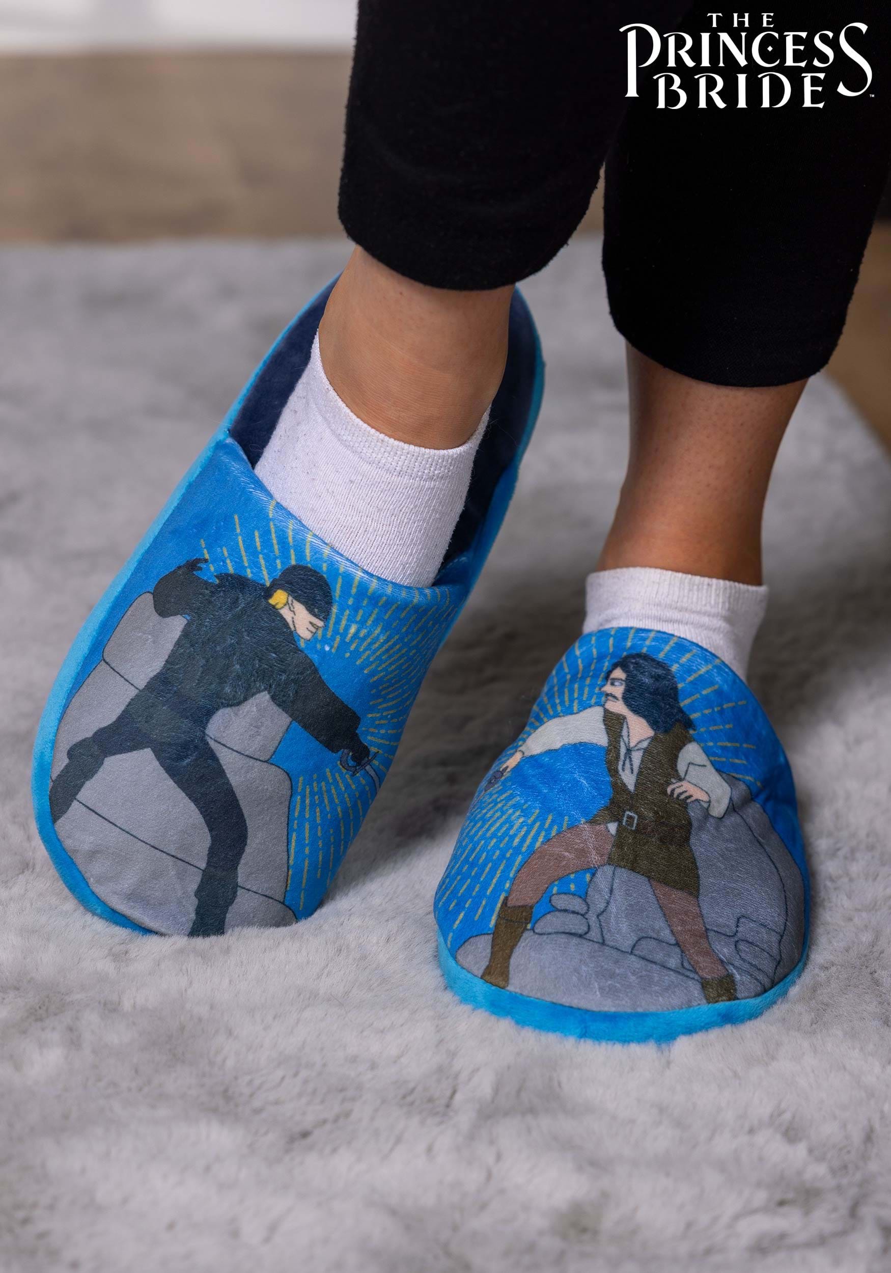Princess Bride Sword Fight Slippers for Adults