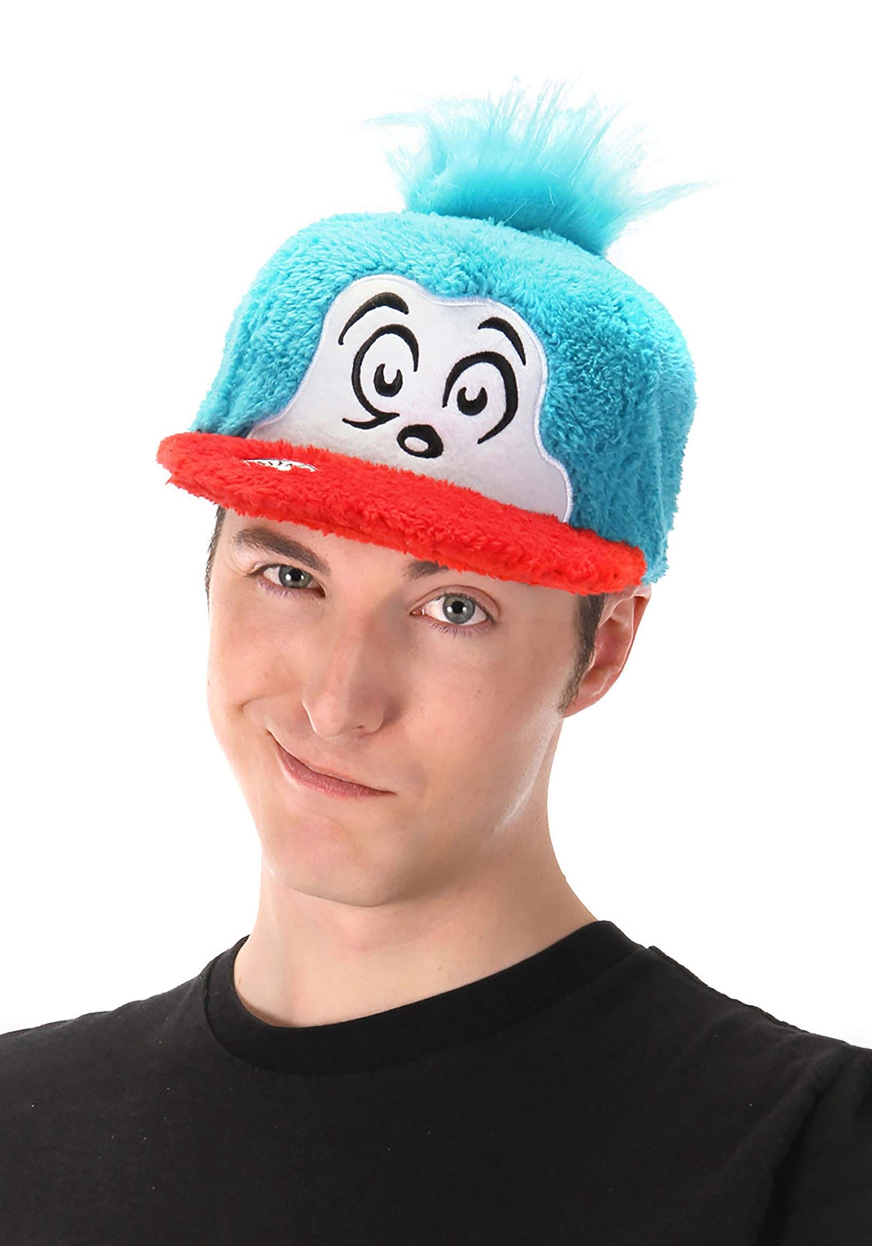 Dr. Seuss Thing 2 Adult/Child Fuzzy Cap