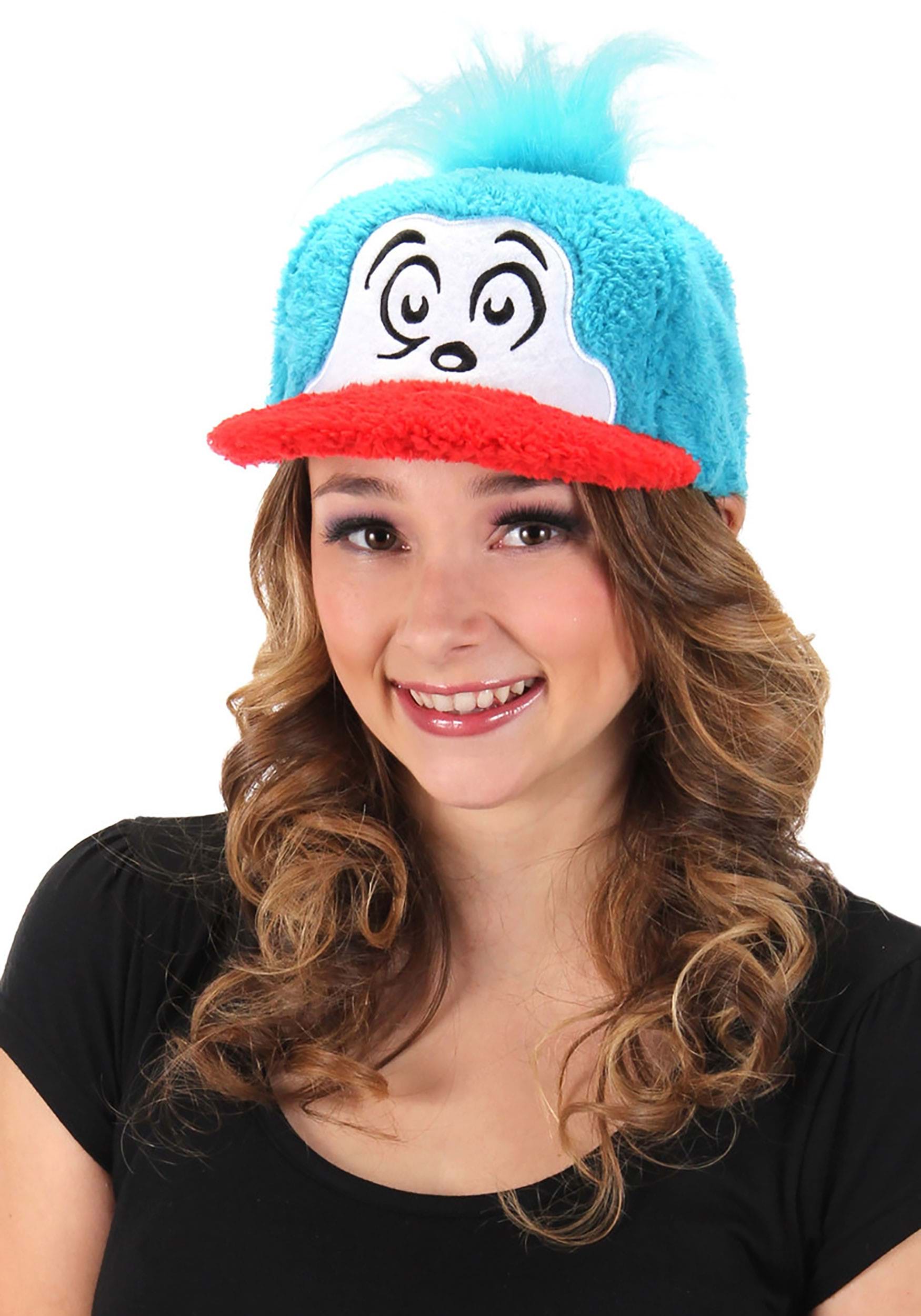 Dr. Seuss Thing 2 Adult/Child Fuzzy Cap